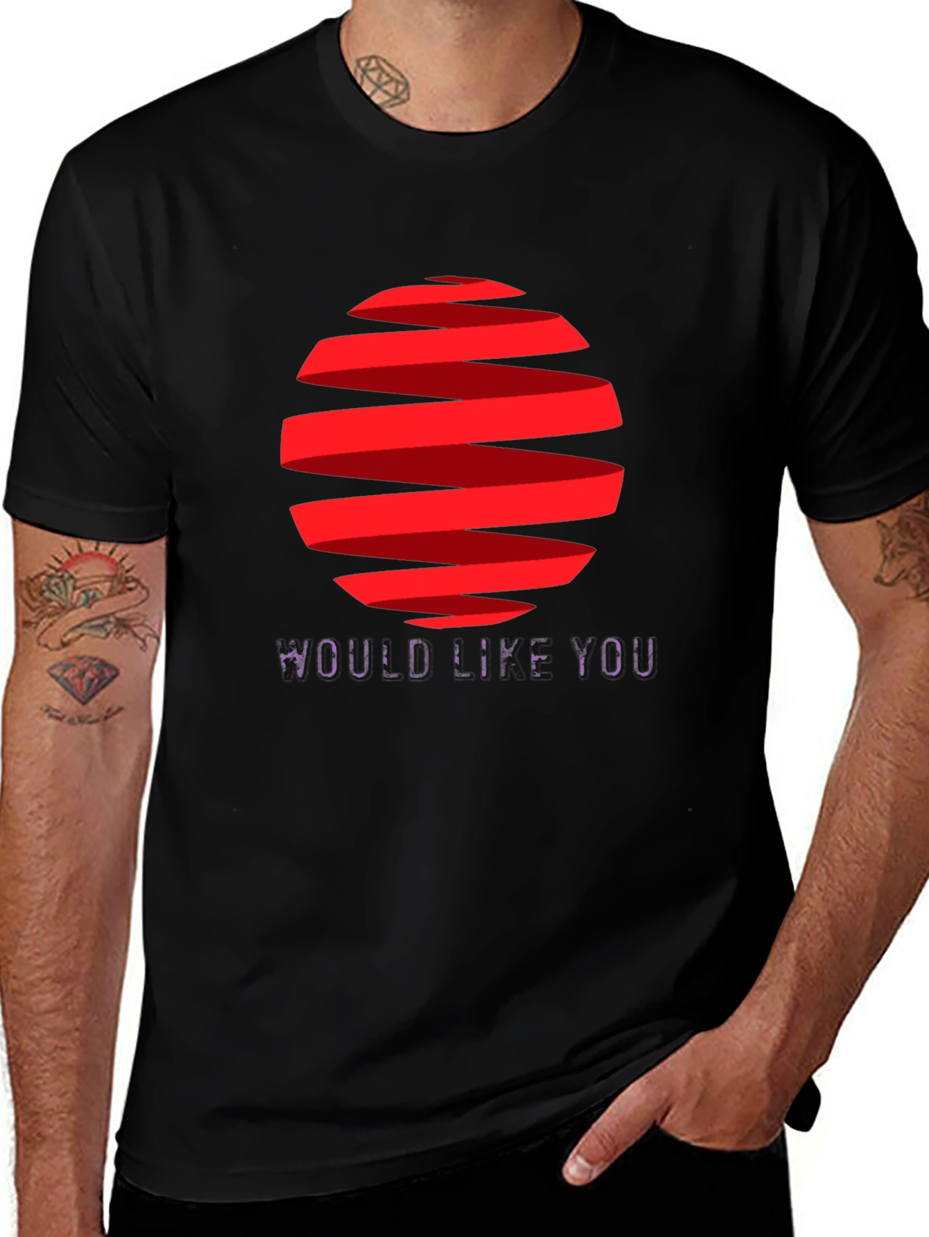 Abstract Sphere Graphic Tee - Casual Menswear
