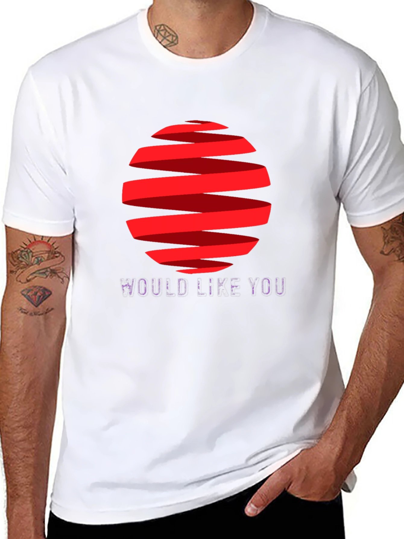 Abstract Sphere Graphic Tee - Casual Menswear
