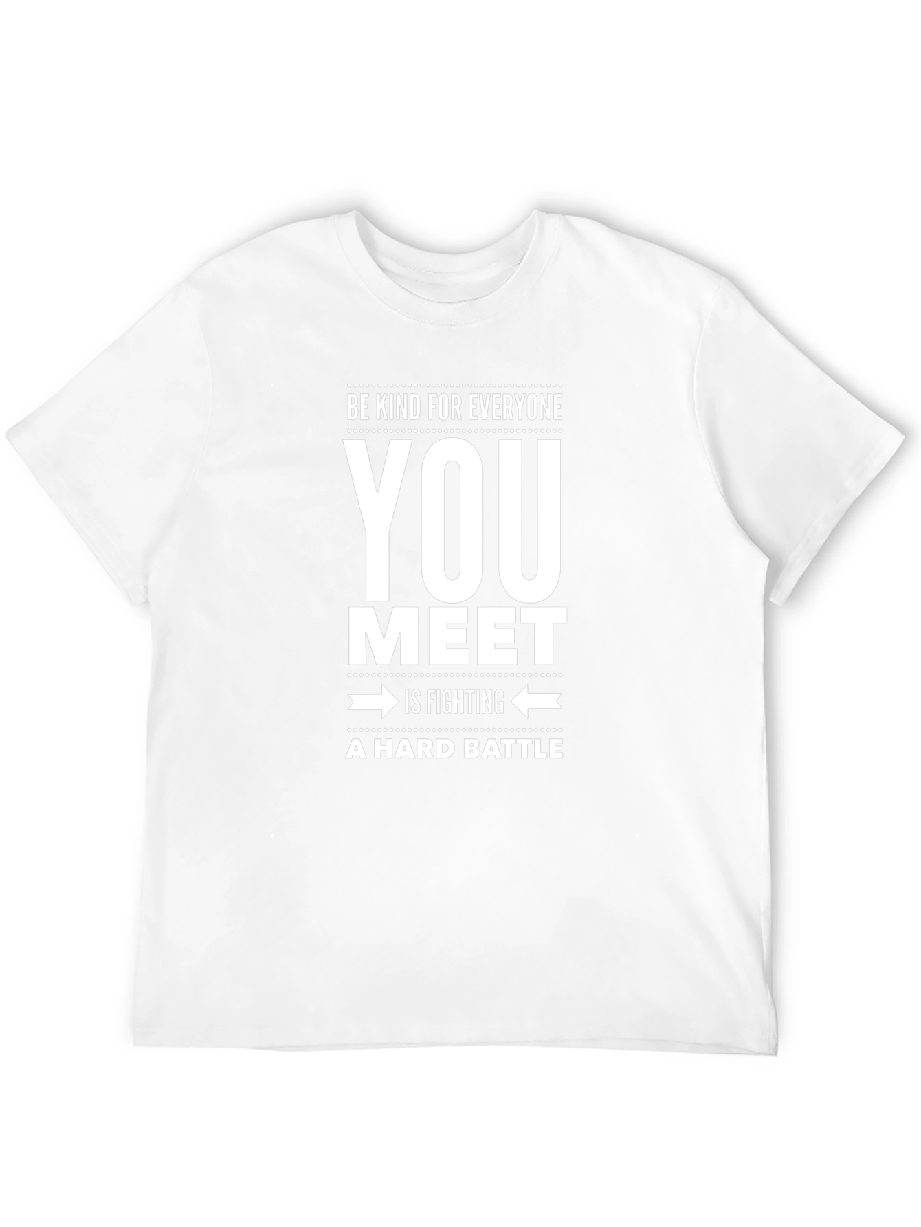 Kindness Message Black T-Shirt