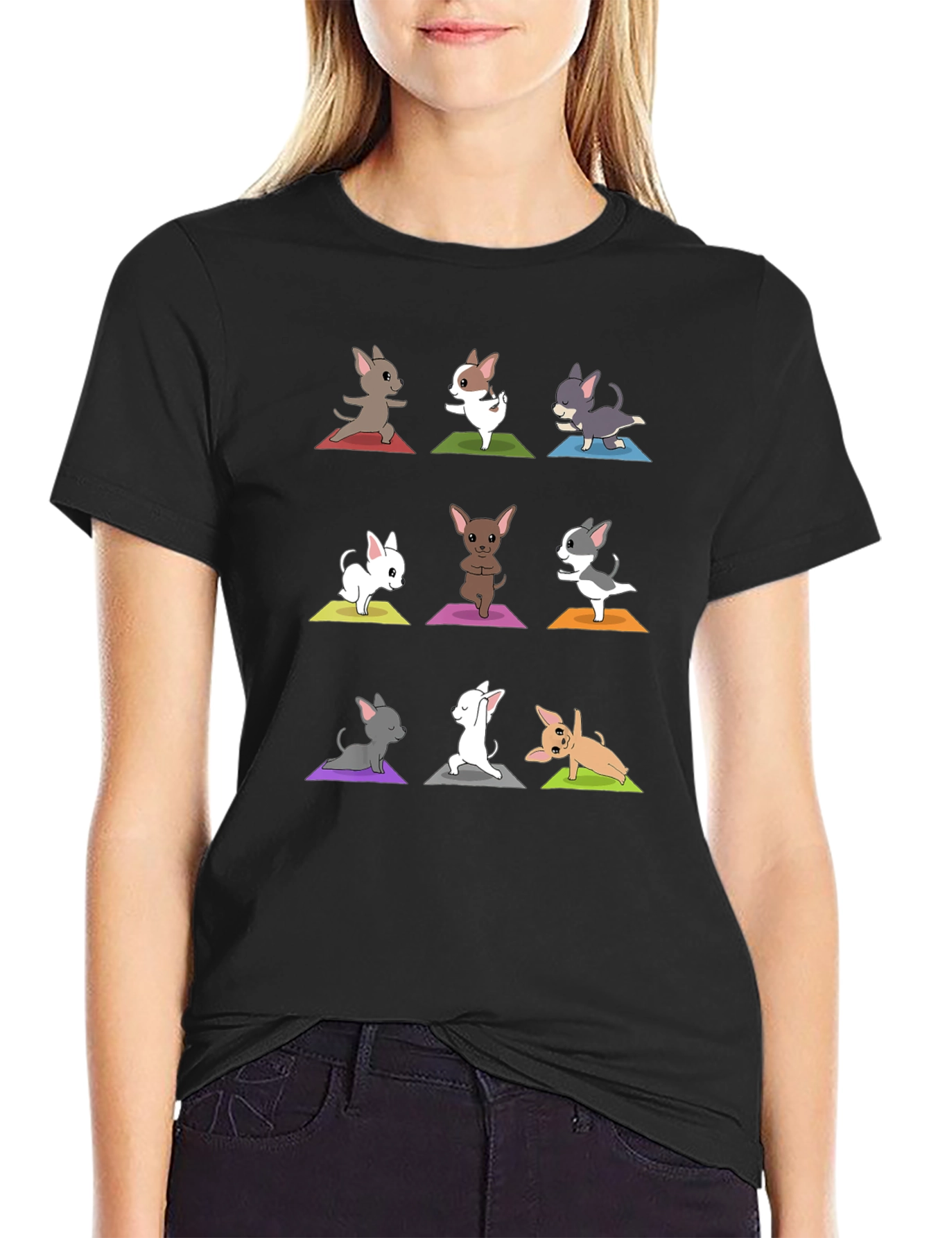 Yoga Chihuahua T-Shirt - Relaxed Fit