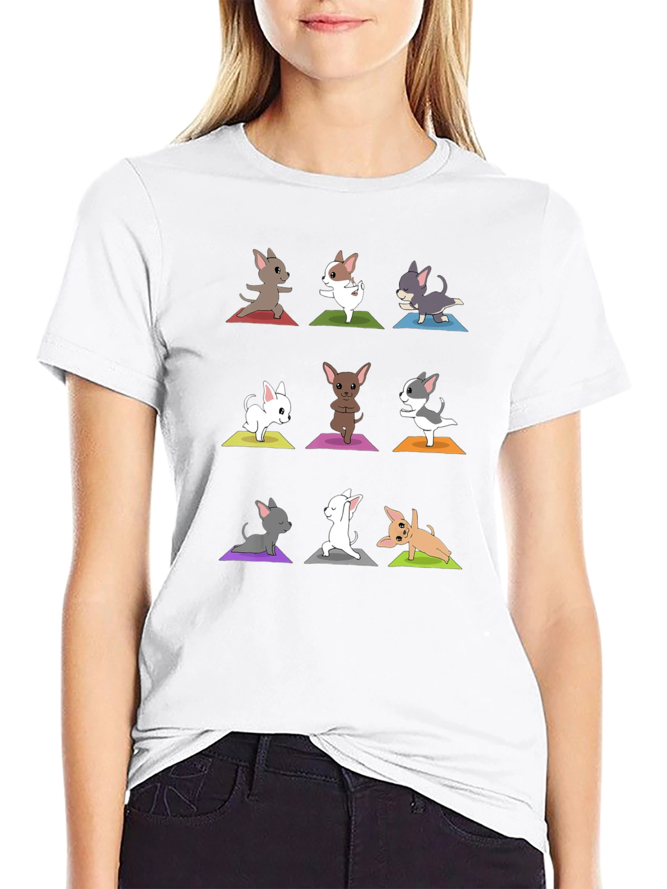 Yoga Chihuahua T-Shirt - Relaxed Fit