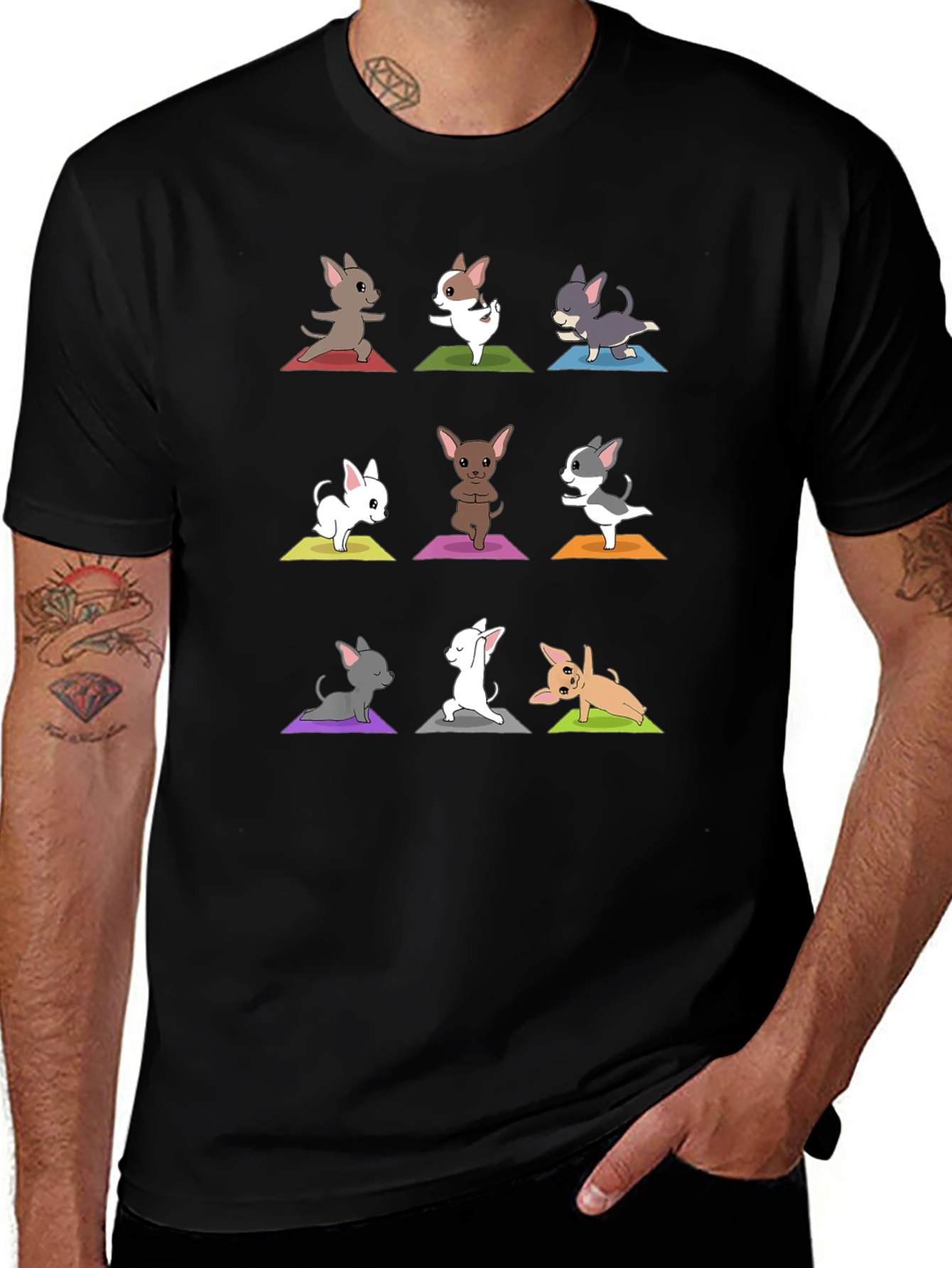Yoga Chihuahua T-Shirt - Relaxed Fit