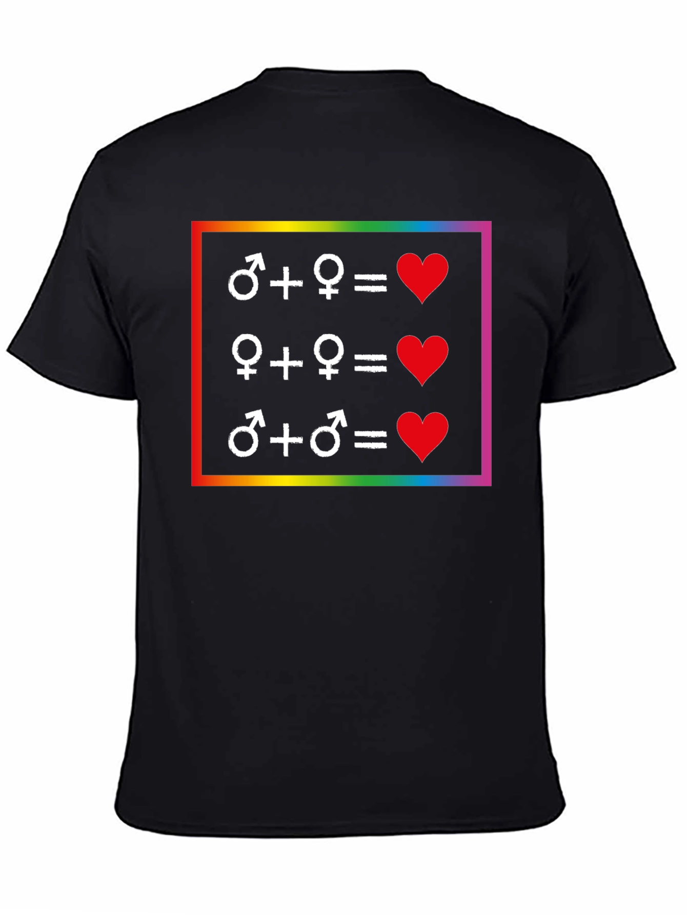Love Equality T-Shirt: LGBTQ+ Pride Symbol Tee