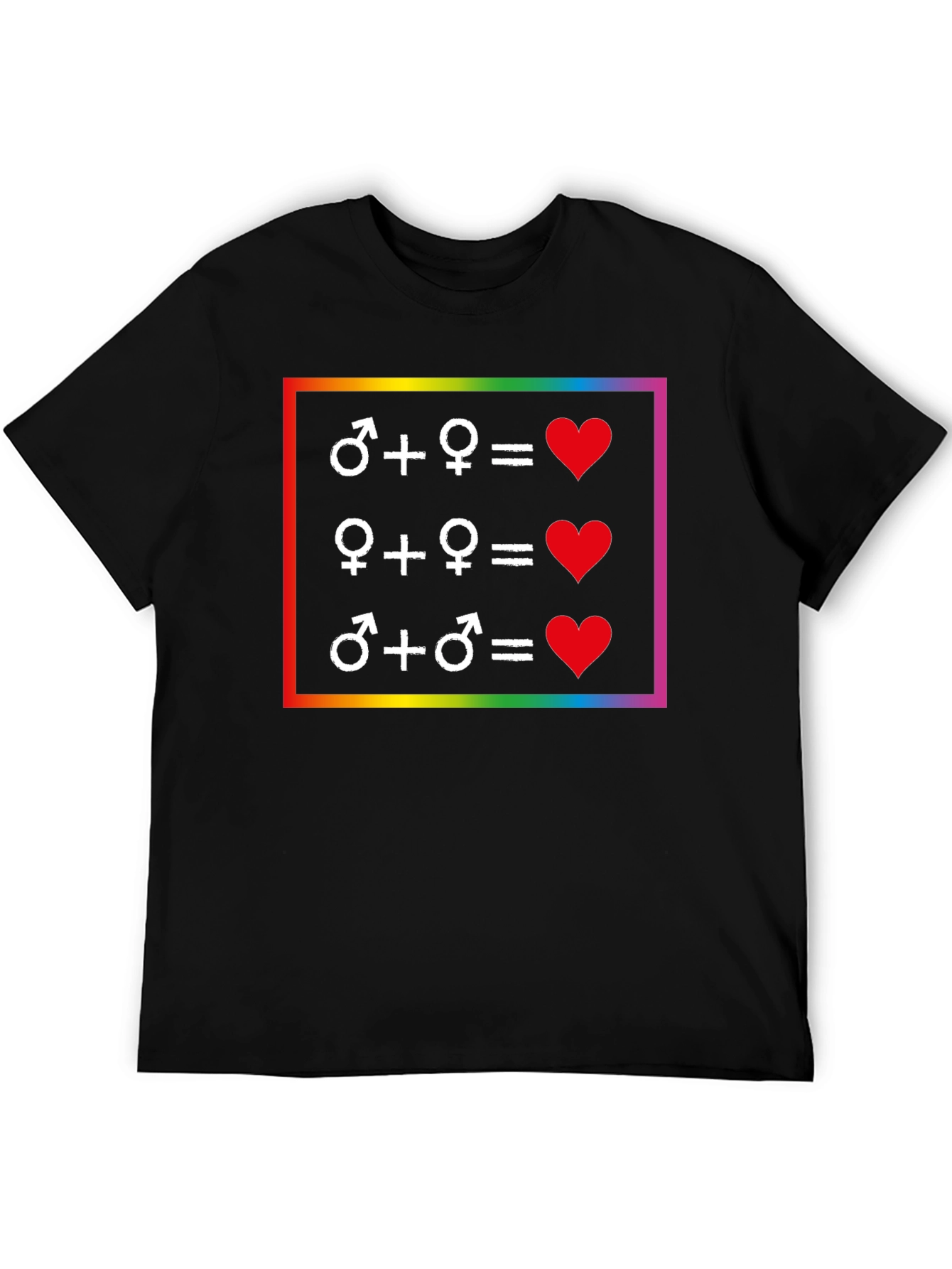 Love Equality T-Shirt: LGBTQ+ Pride Symbol Tee