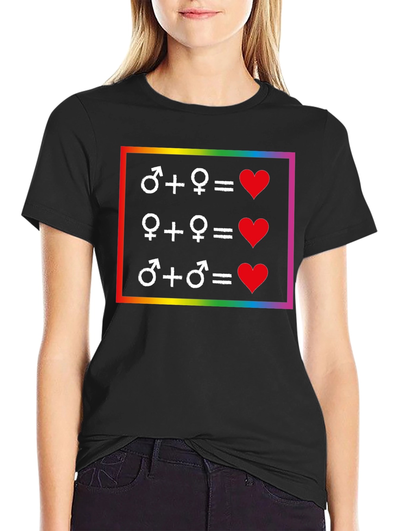 Love Equality T-Shirt: LGBTQ+ Pride Symbol Tee