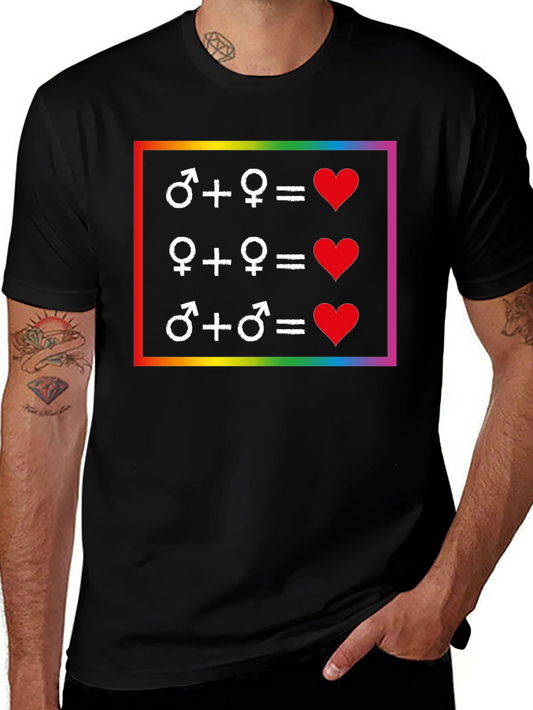 Love Equality T-Shirt: LGBTQ+ Pride Symbol Tee