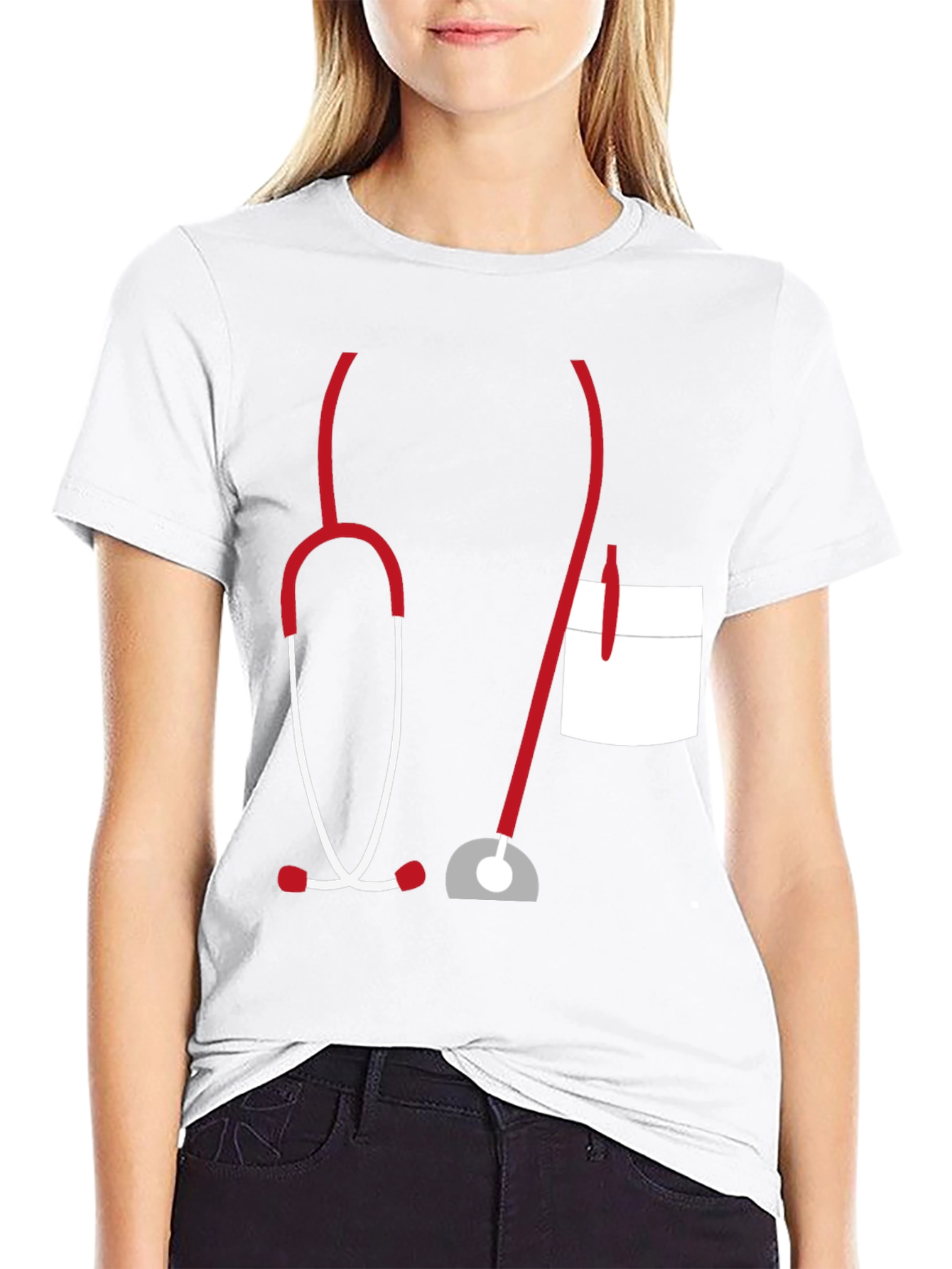 Funny Doctor Stethoscope Graphic Tee
