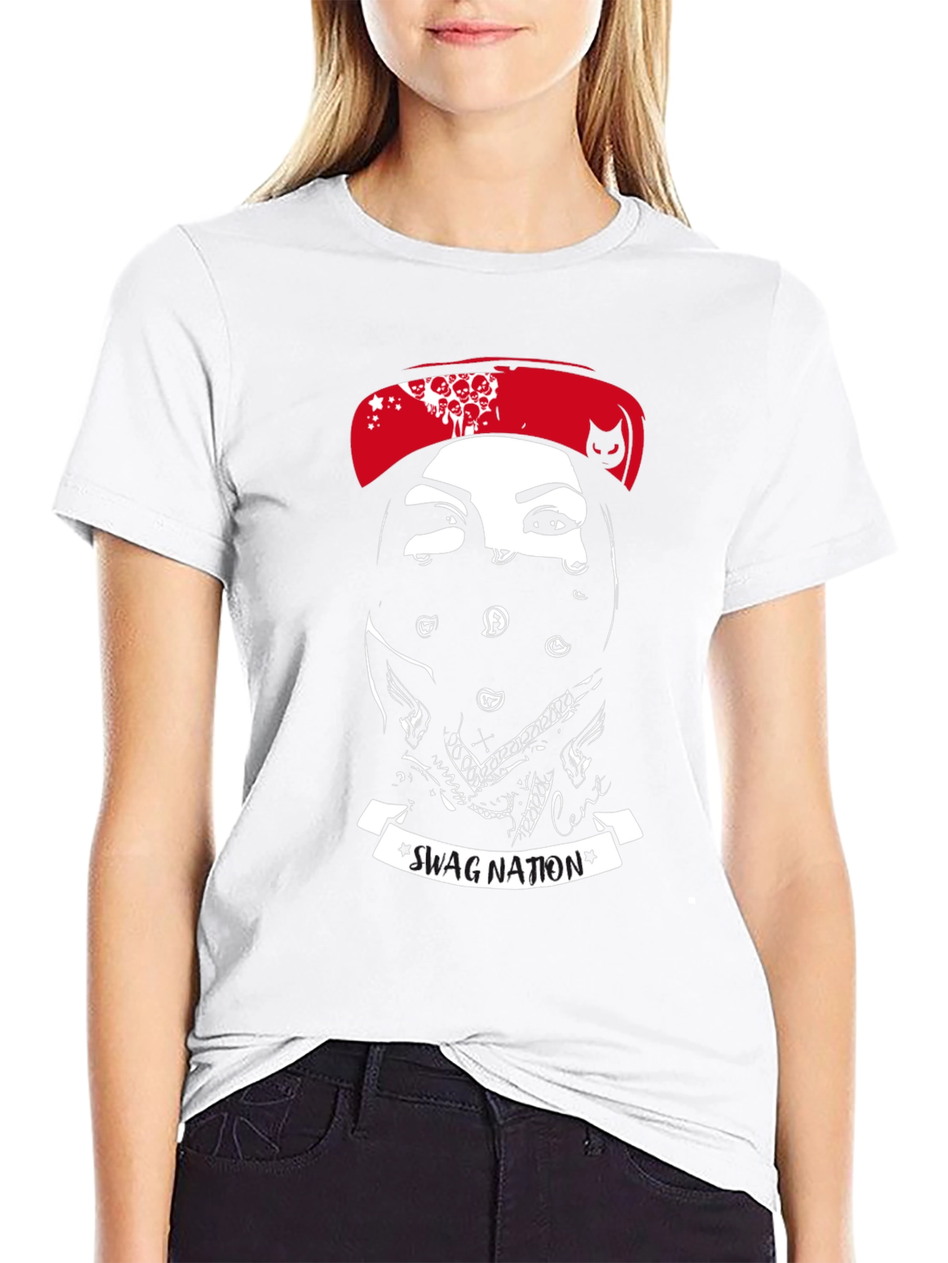 Swag Nation Graphic Tee - Mens Black T-Shirt