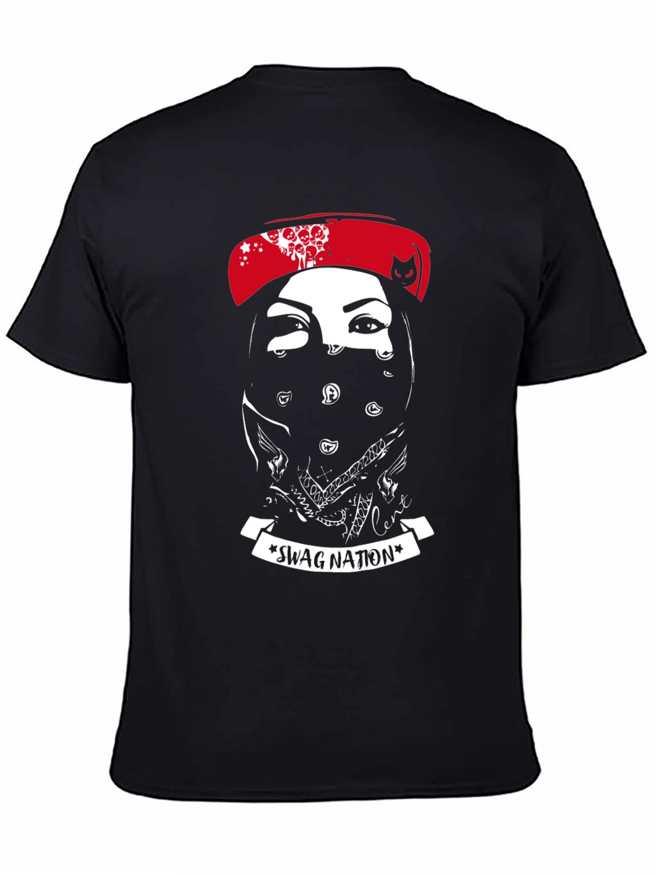 Swag Nation Graphic Tee - Mens Black T-Shirt