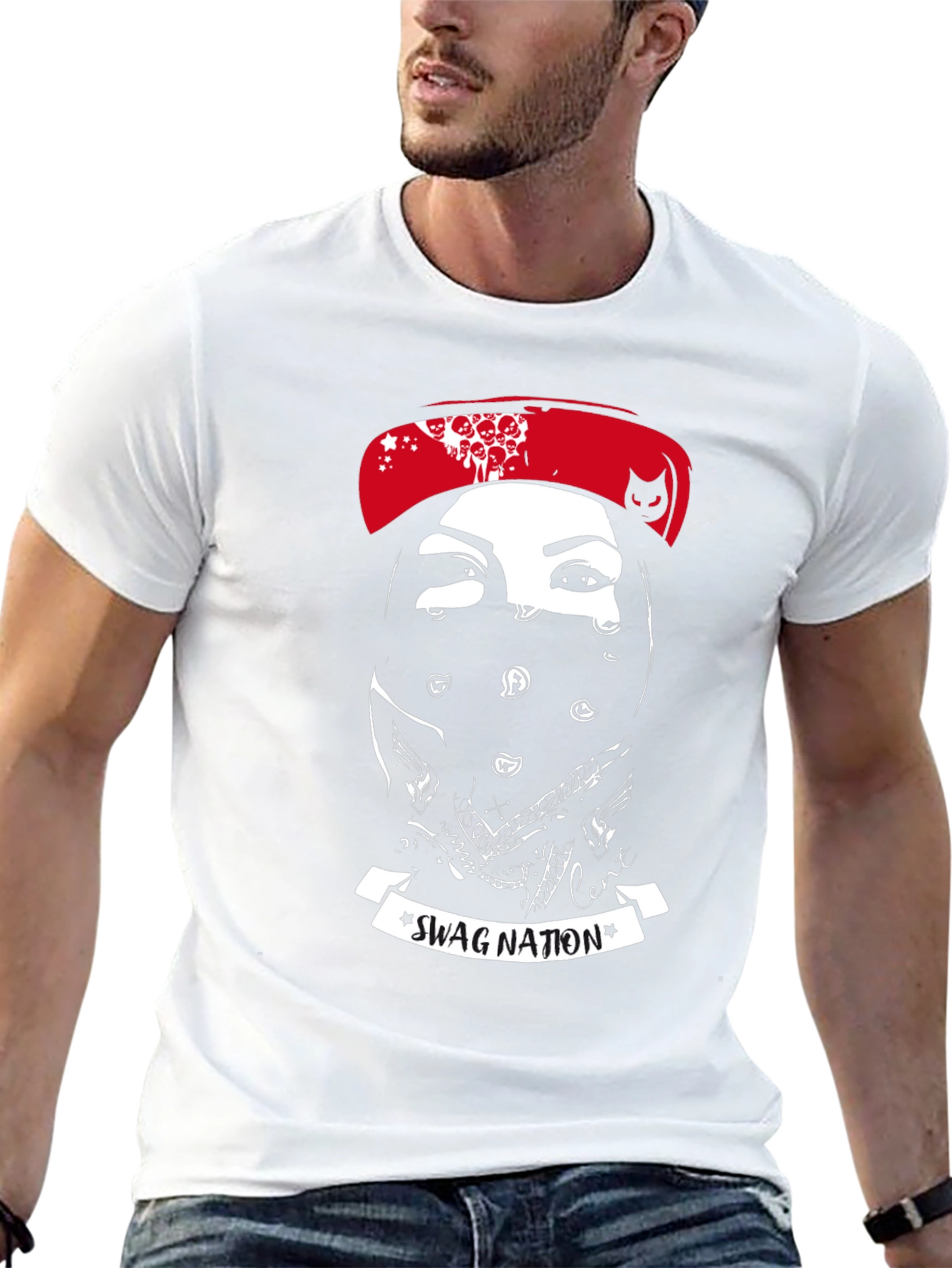 Swag Nation Graphic Tee - Mens Black T-Shirt