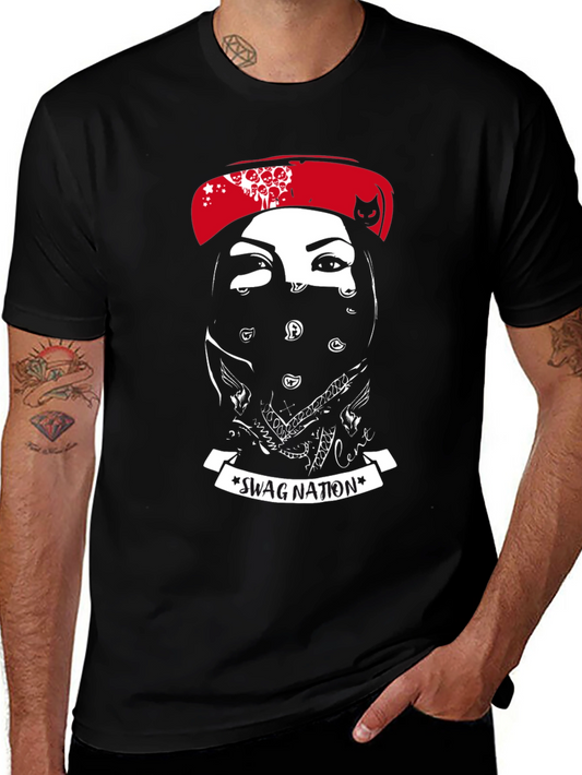 Swag Nation Graphic Tee - Mens Black T-Shirt