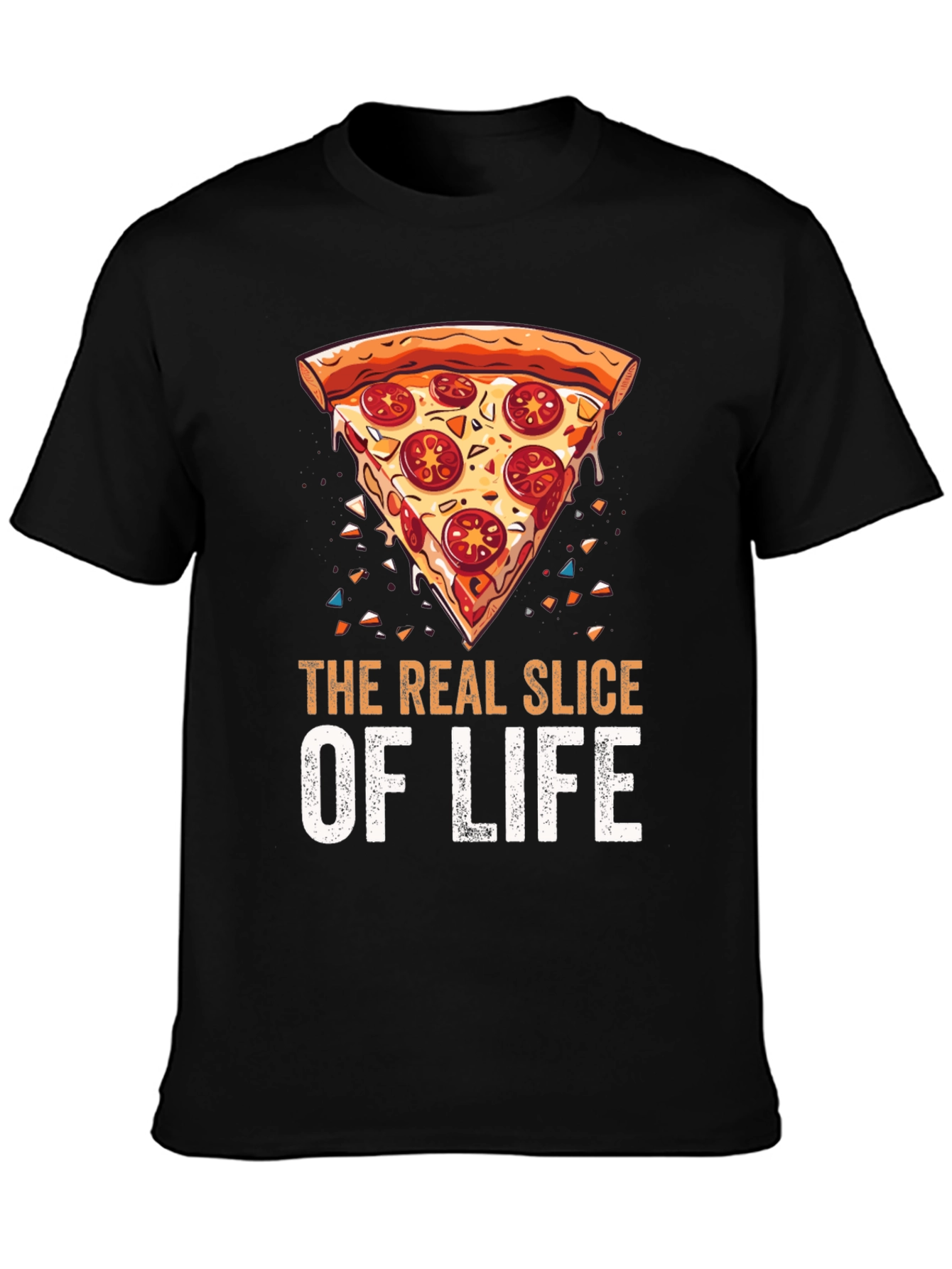 Pizza Slice of Life Graphic T-Shirt