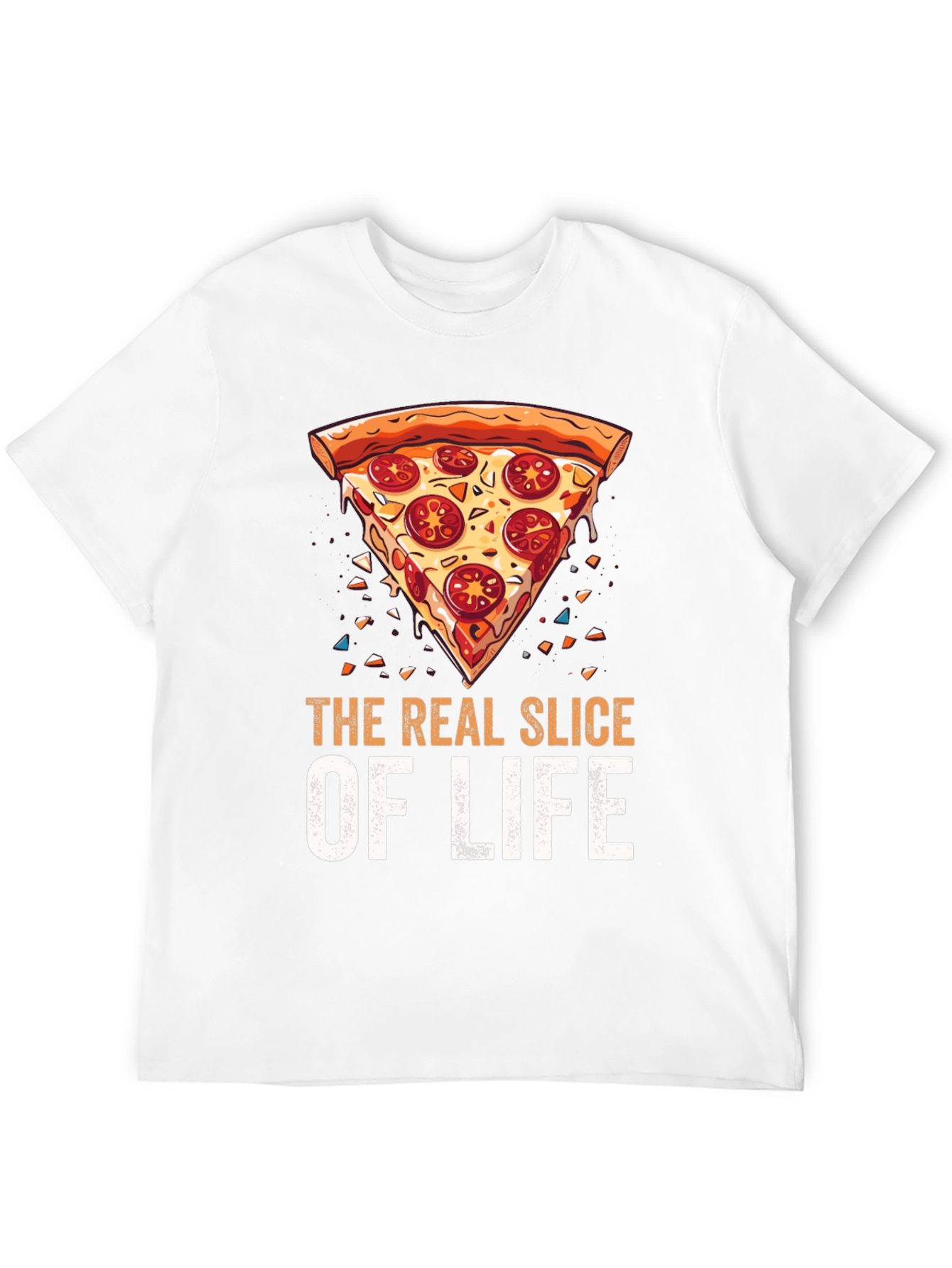Pizza Slice of Life Graphic T-Shirt