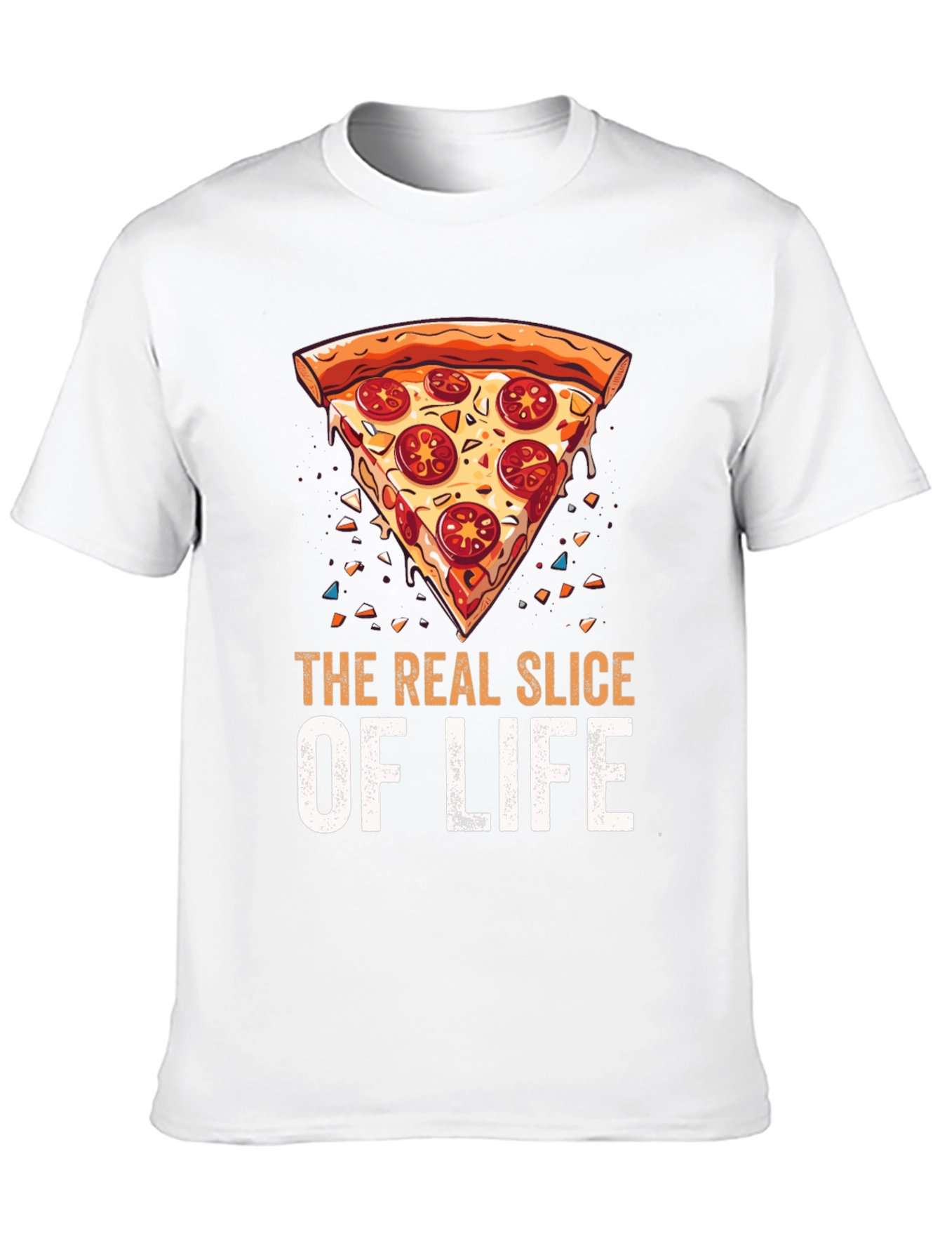 Pizza Slice of Life Graphic T-Shirt