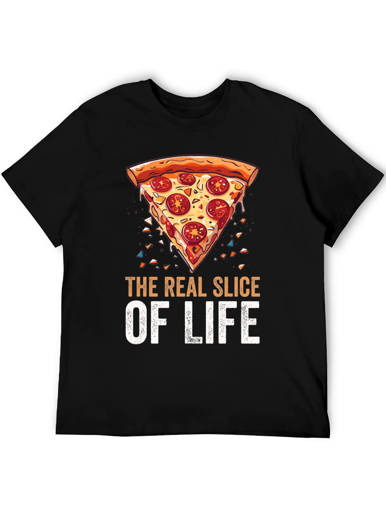 Pizza Slice of Life Graphic T-Shirt
