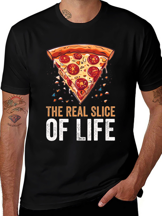 Pizza Slice of Life Graphic T-Shirt