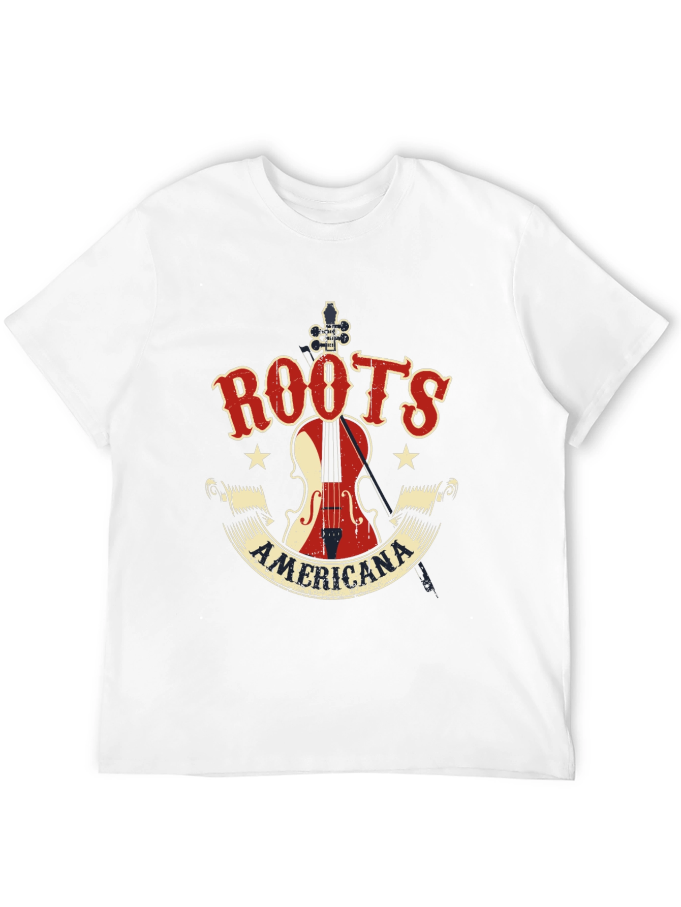 Roots Americana Graphic Tee - Black