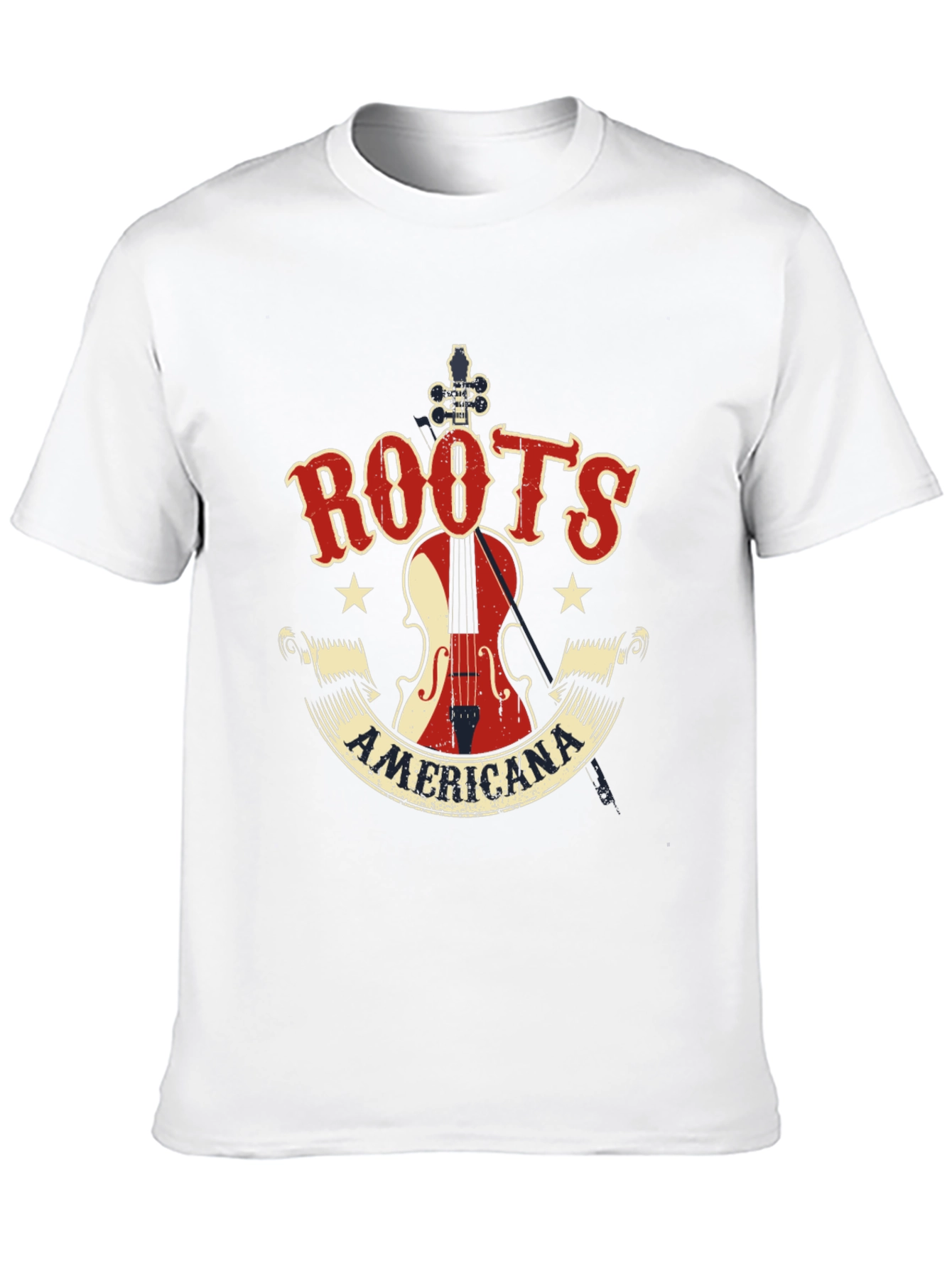 Roots Americana Graphic Tee - Black