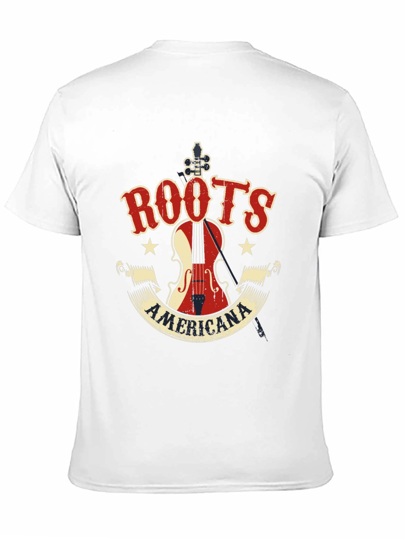 Roots Americana Graphic Tee - Black