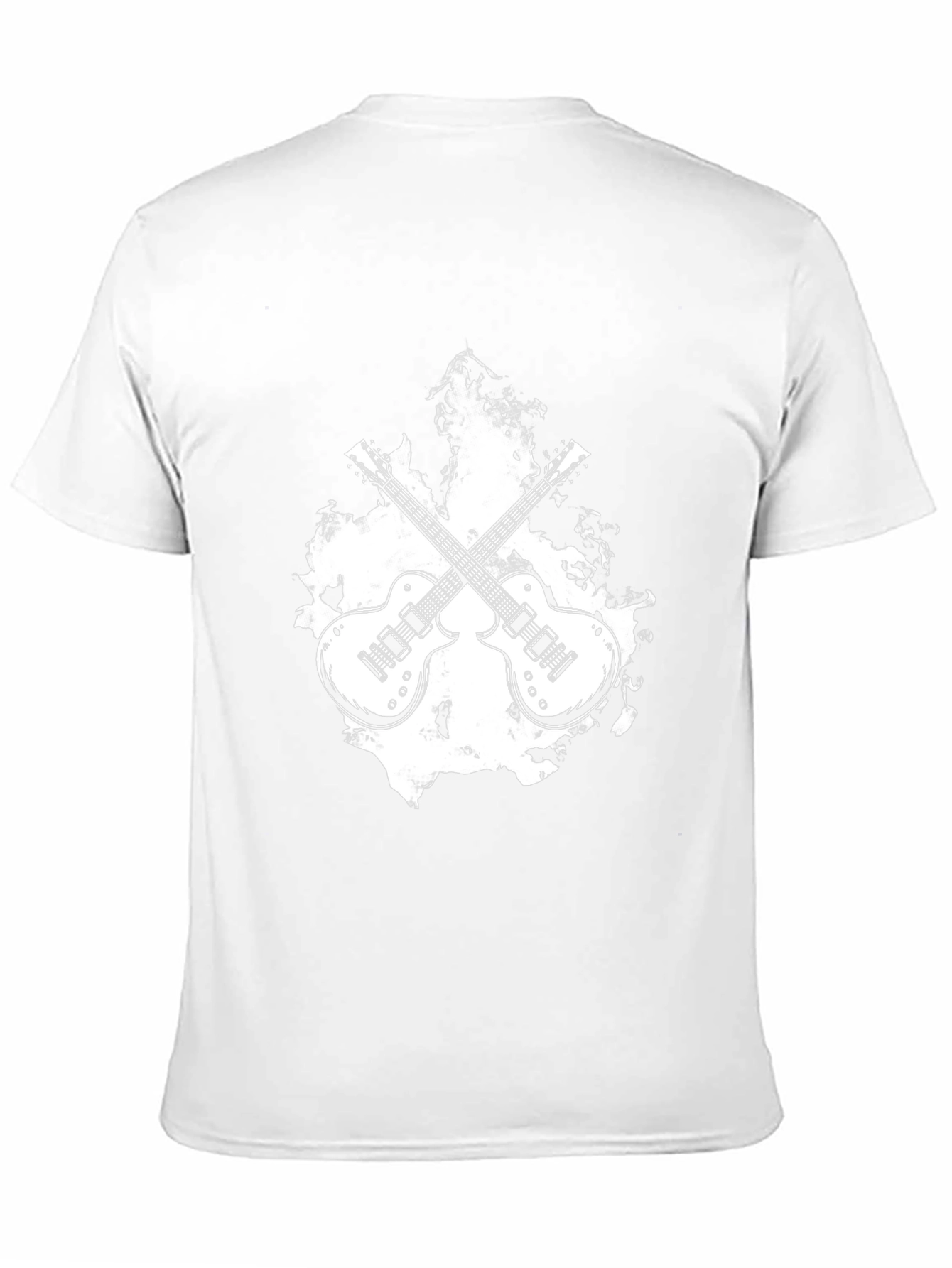 Rock On! Guitar Graphic Black T-Shirt