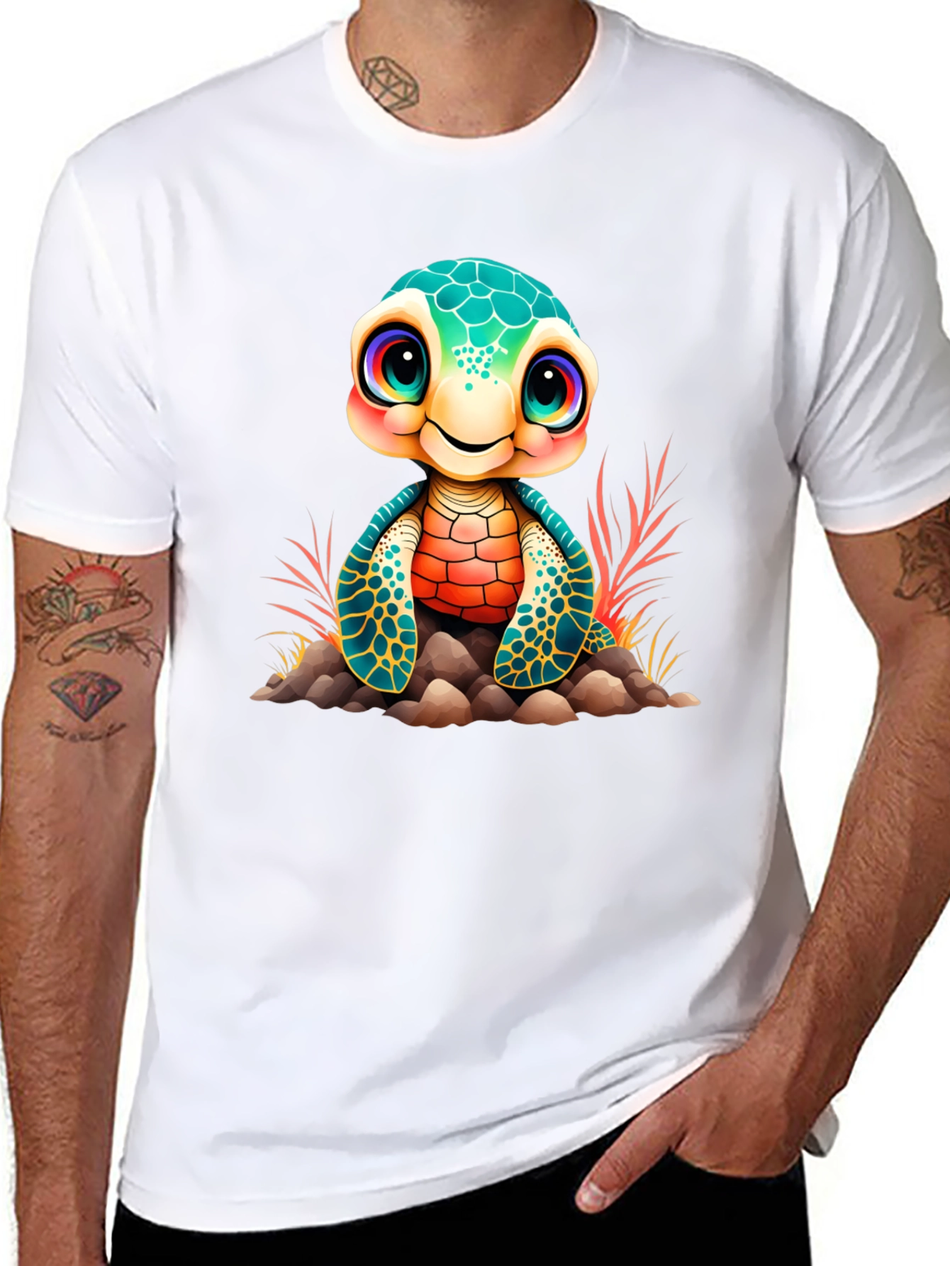 Cute Turtle Graphic Tee