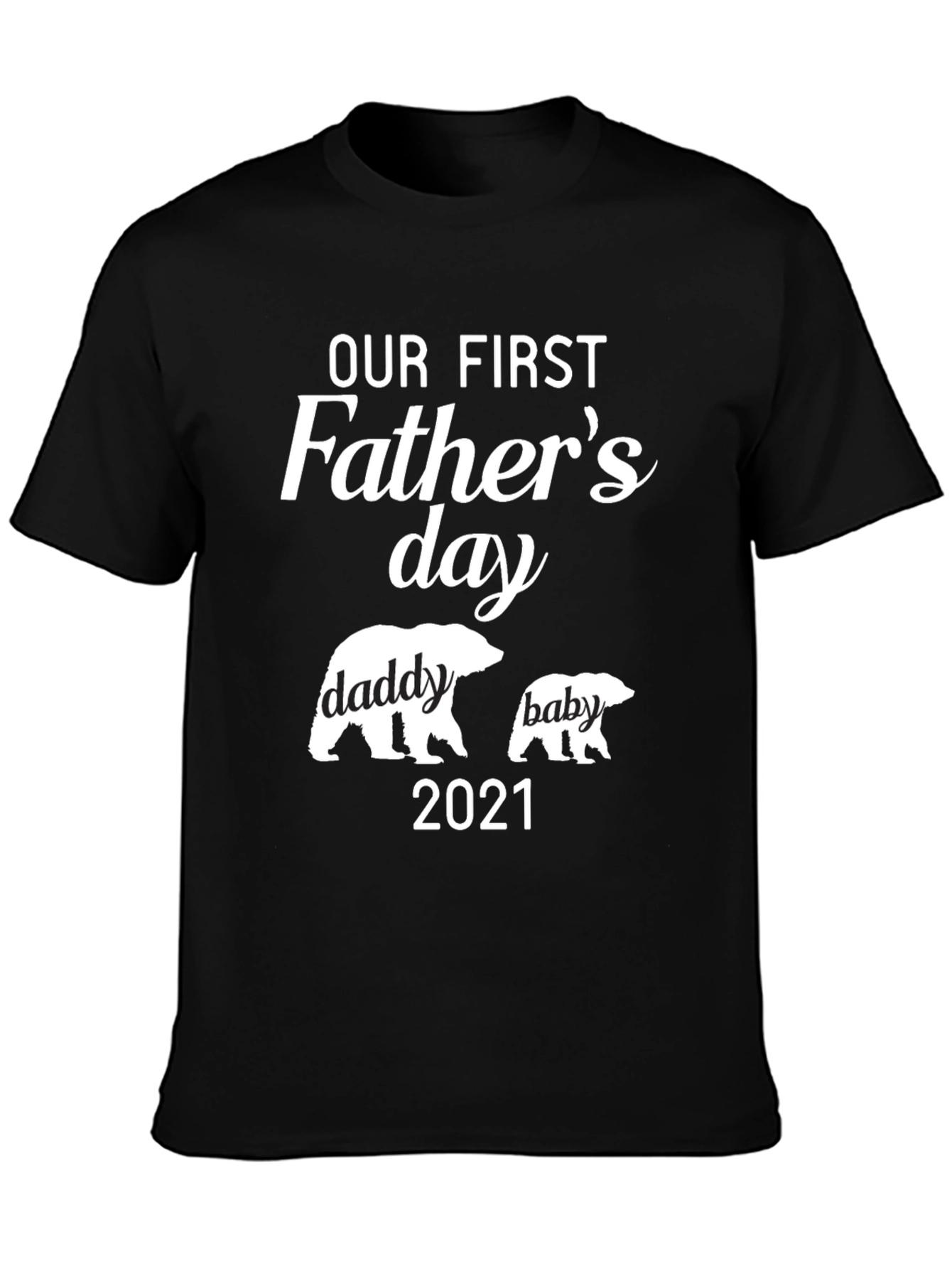 Our First Fathers Day Matching T-Shirt