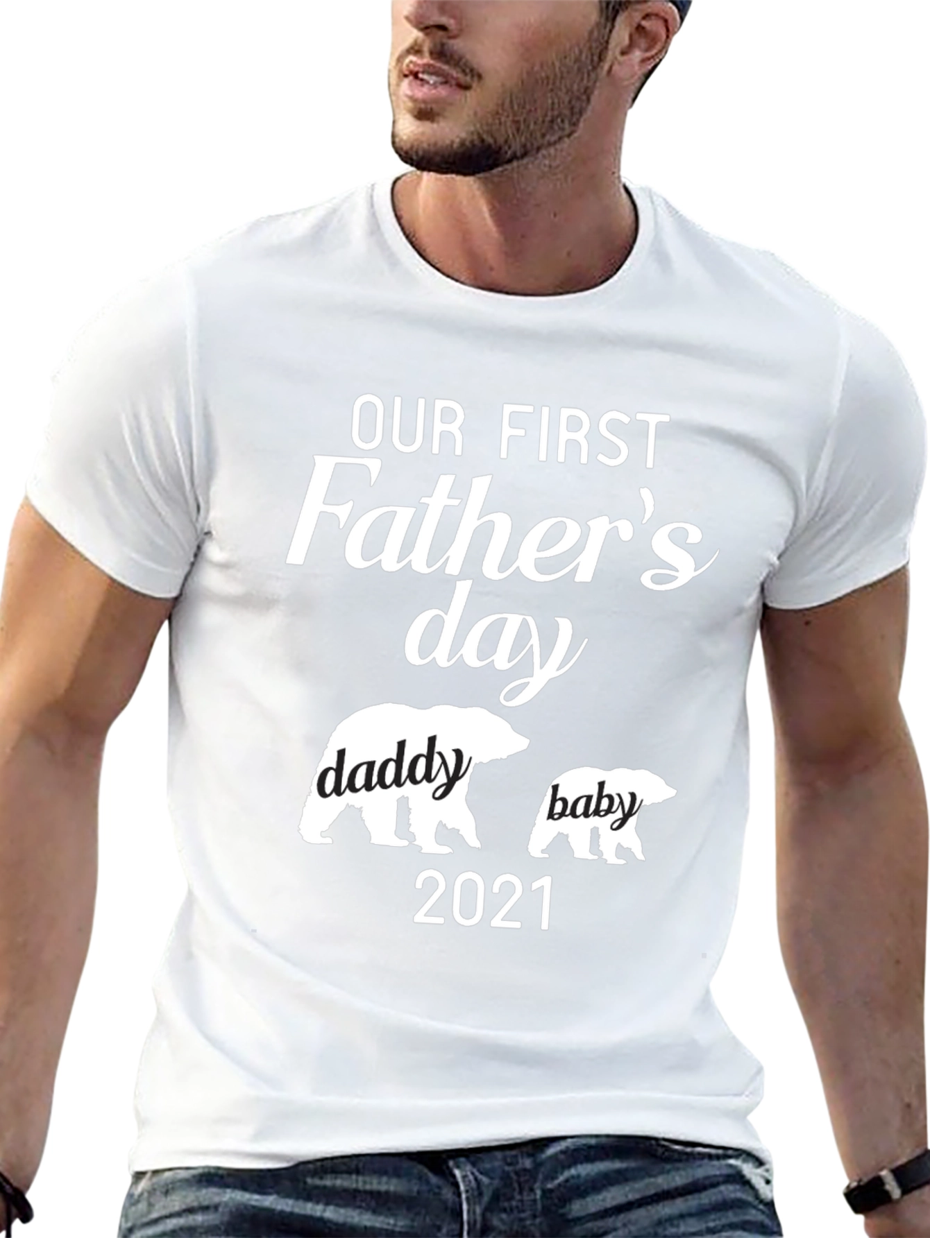 Our First Fathers Day Matching T-Shirt