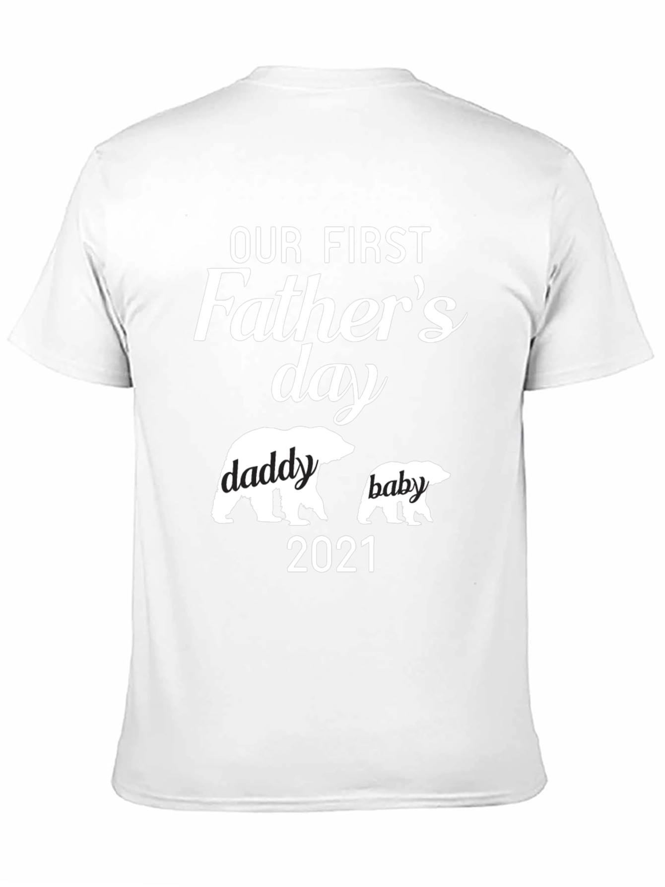 Our First Fathers Day Matching T-Shirt