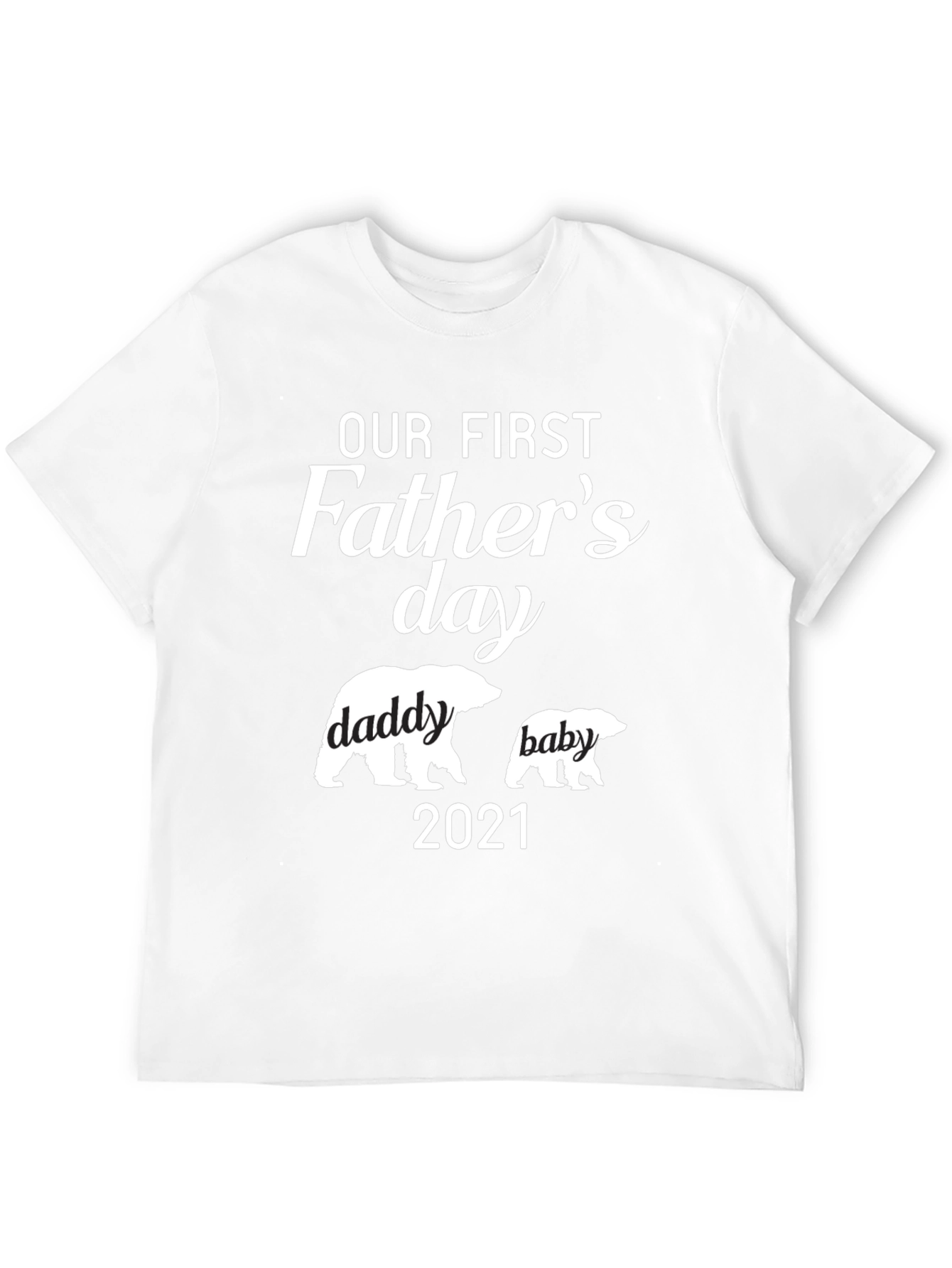 Our First Fathers Day Matching T-Shirt
