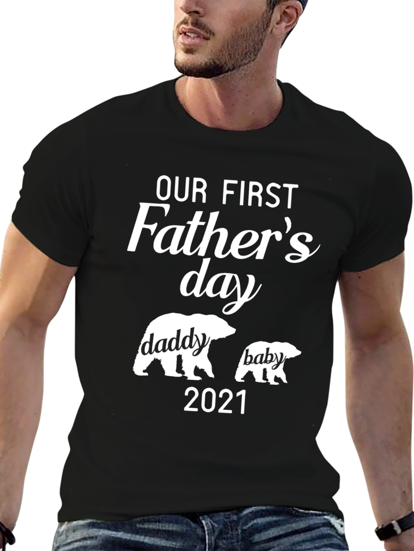 Our First Fathers Day Matching T-Shirt