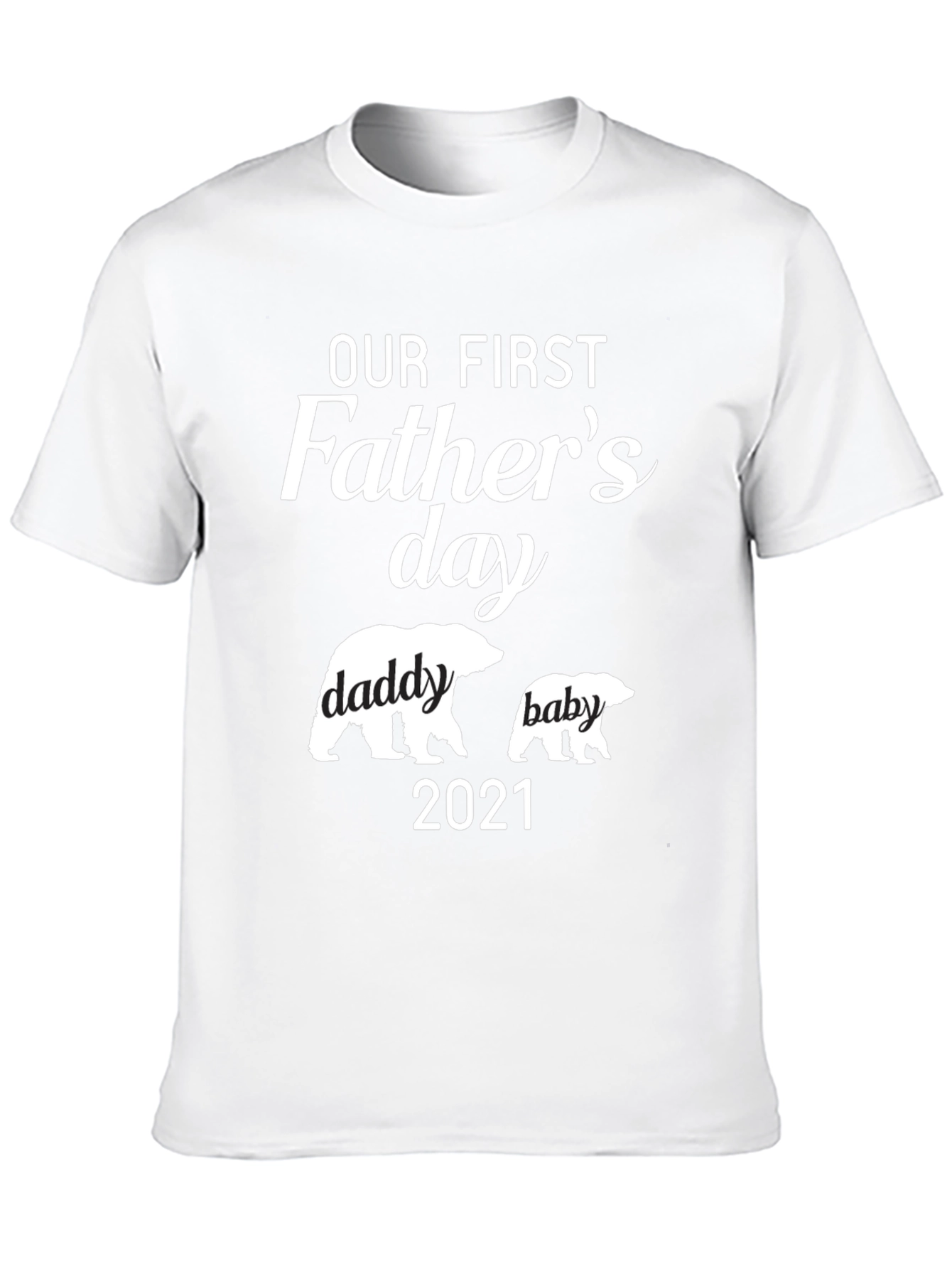 Our First Fathers Day Matching T-Shirt