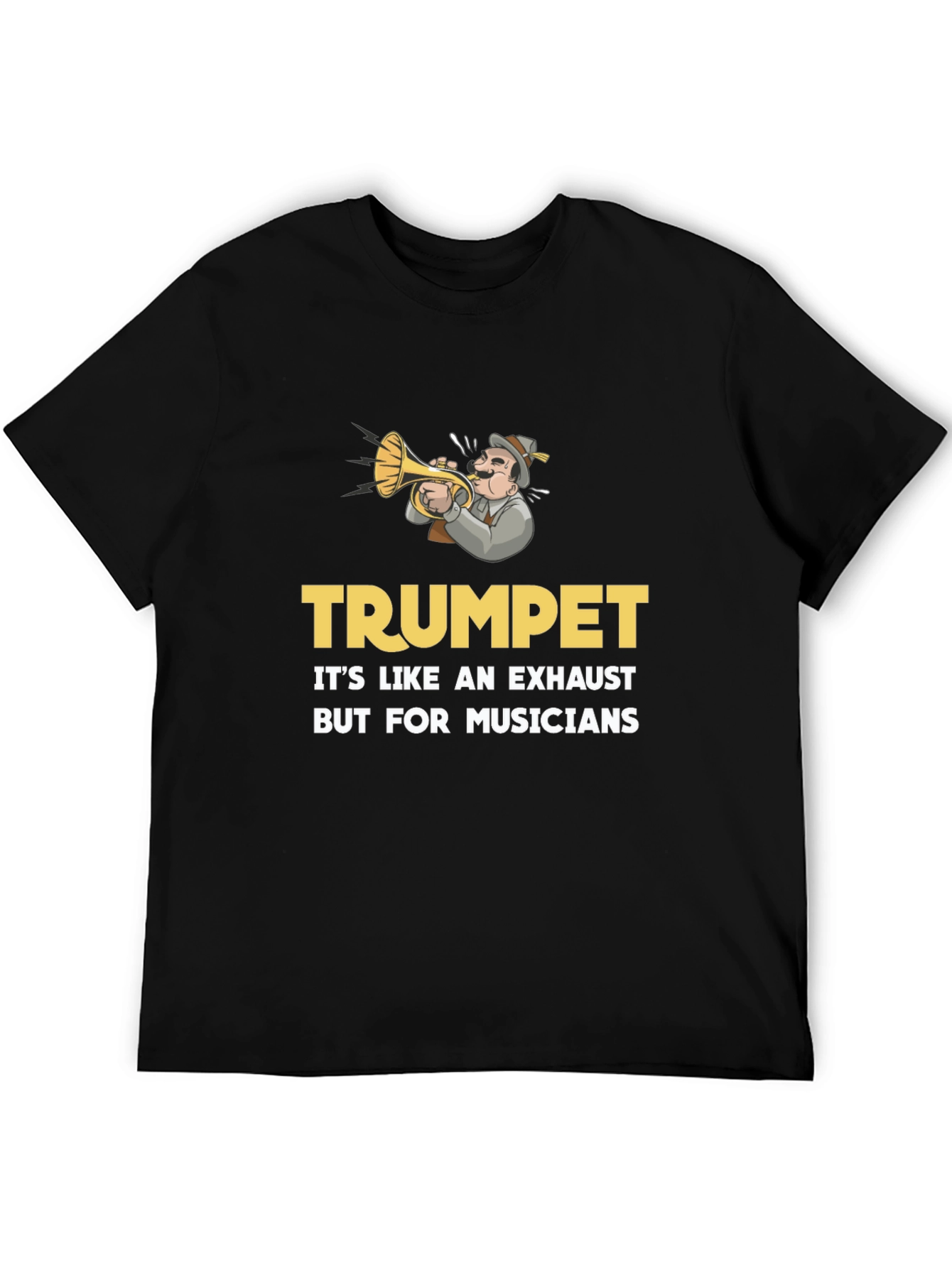 Trumpet Exhaust Musician T-Shirt