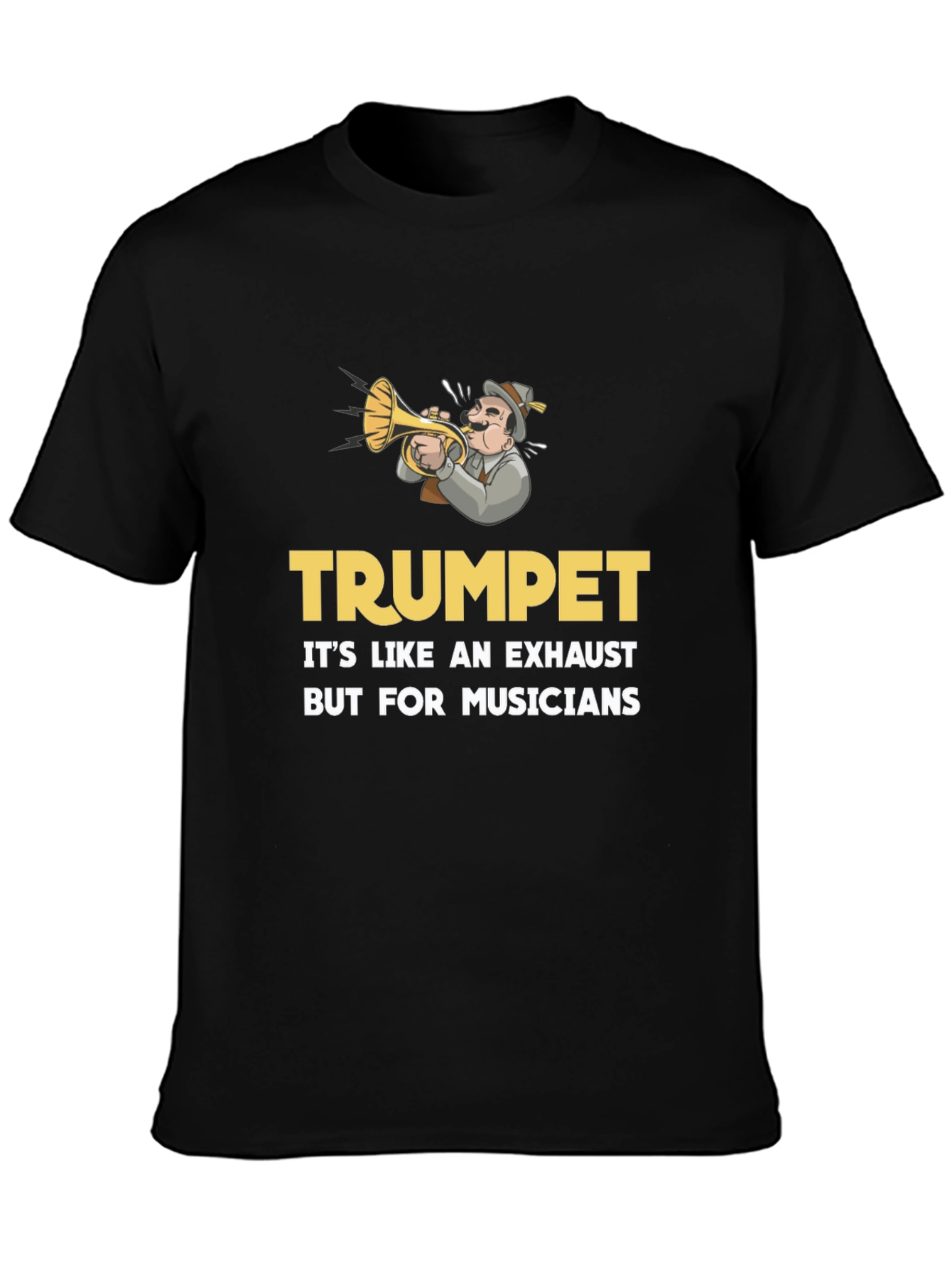 Trumpet Exhaust Musician T-Shirt