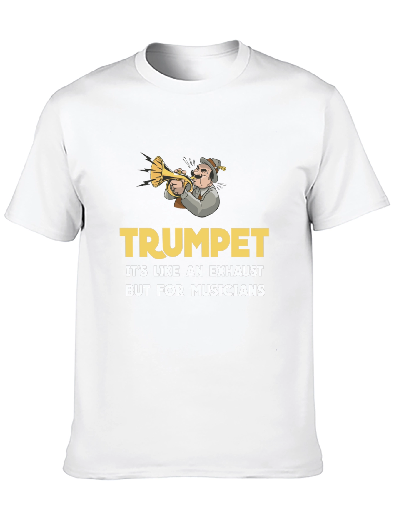 Trumpet Exhaust Musician T-Shirt