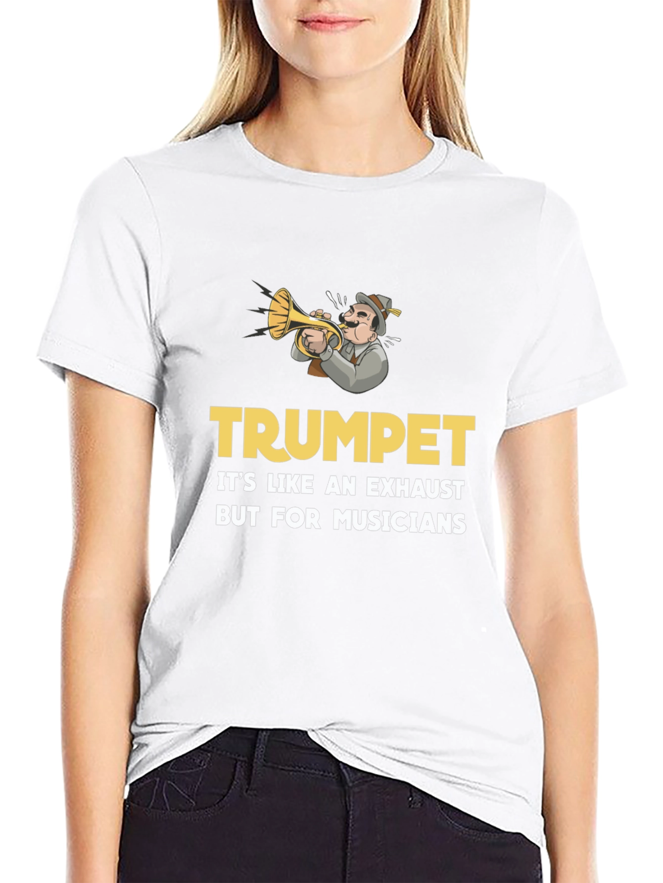 Trumpet Exhaust Musician T-Shirt