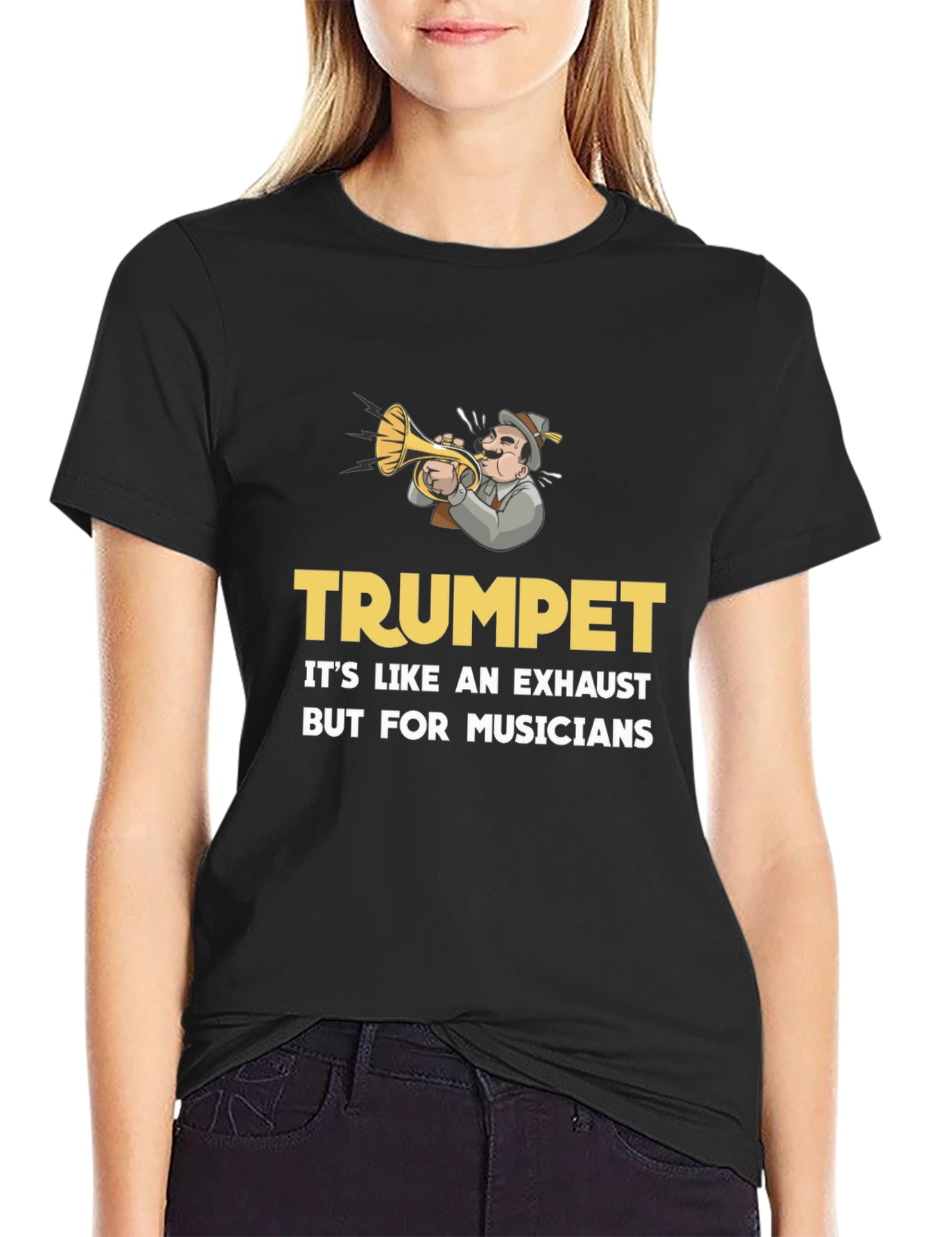 Trumpet Exhaust Musician T-Shirt