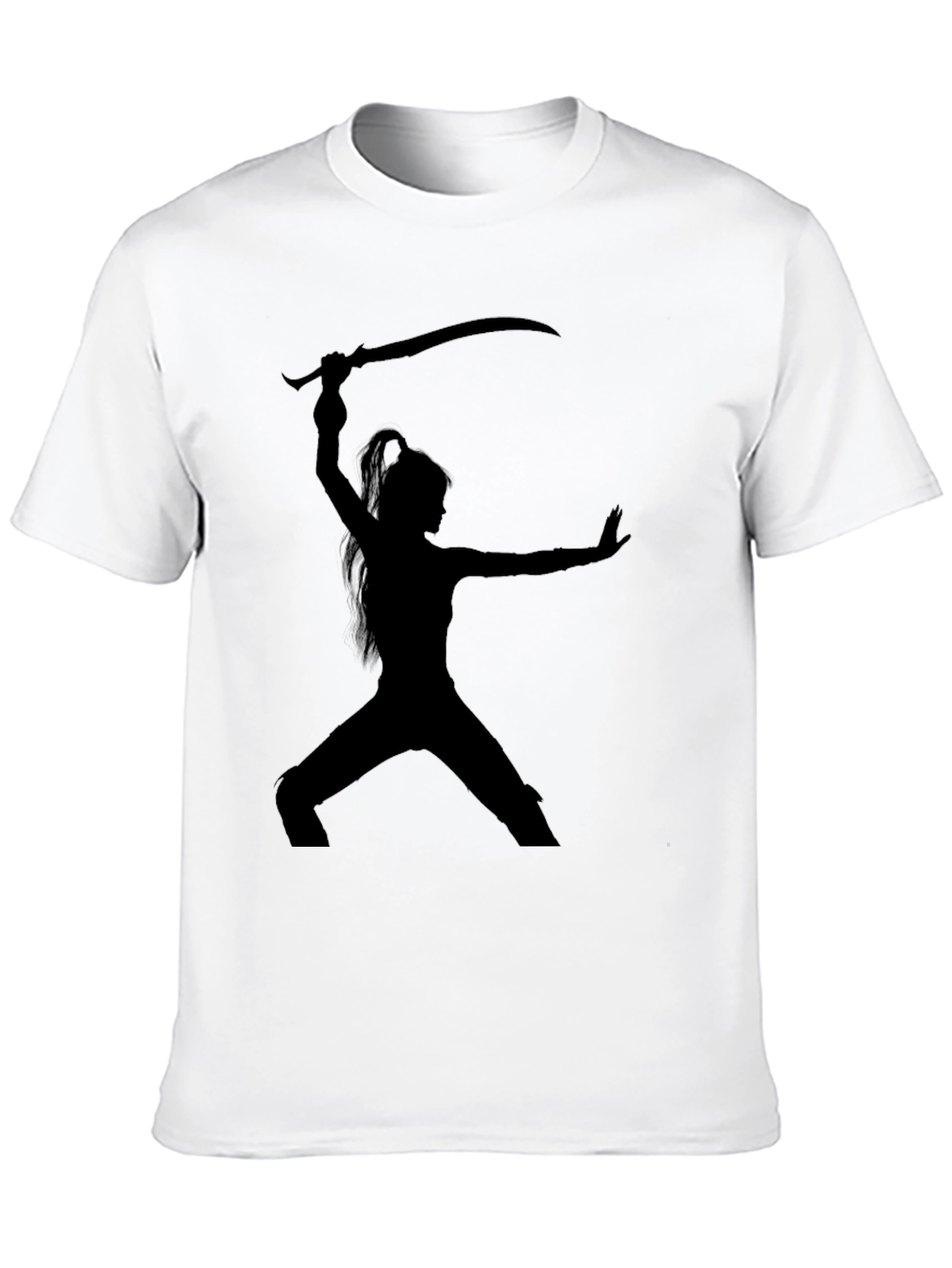 Warrior Silhouette Black T-Shirt
