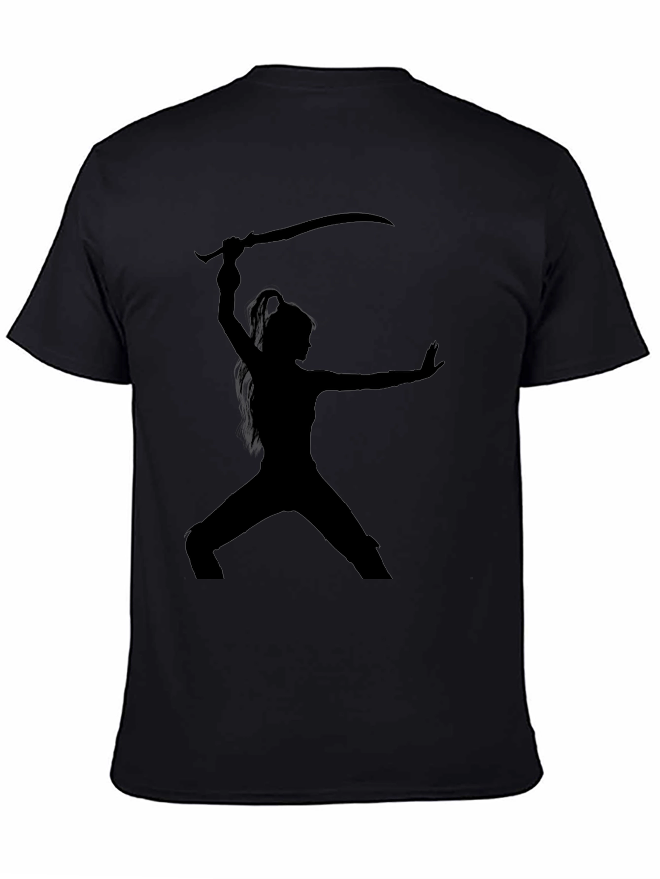 Warrior Silhouette Black T-Shirt