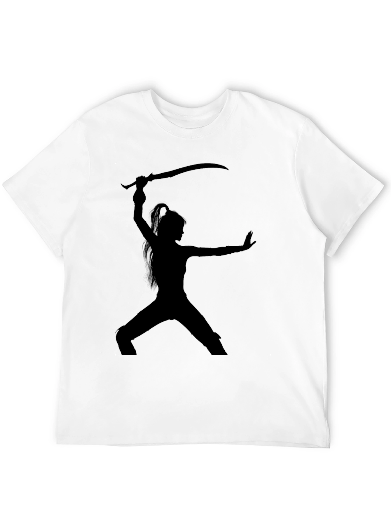 Warrior Silhouette Black T-Shirt