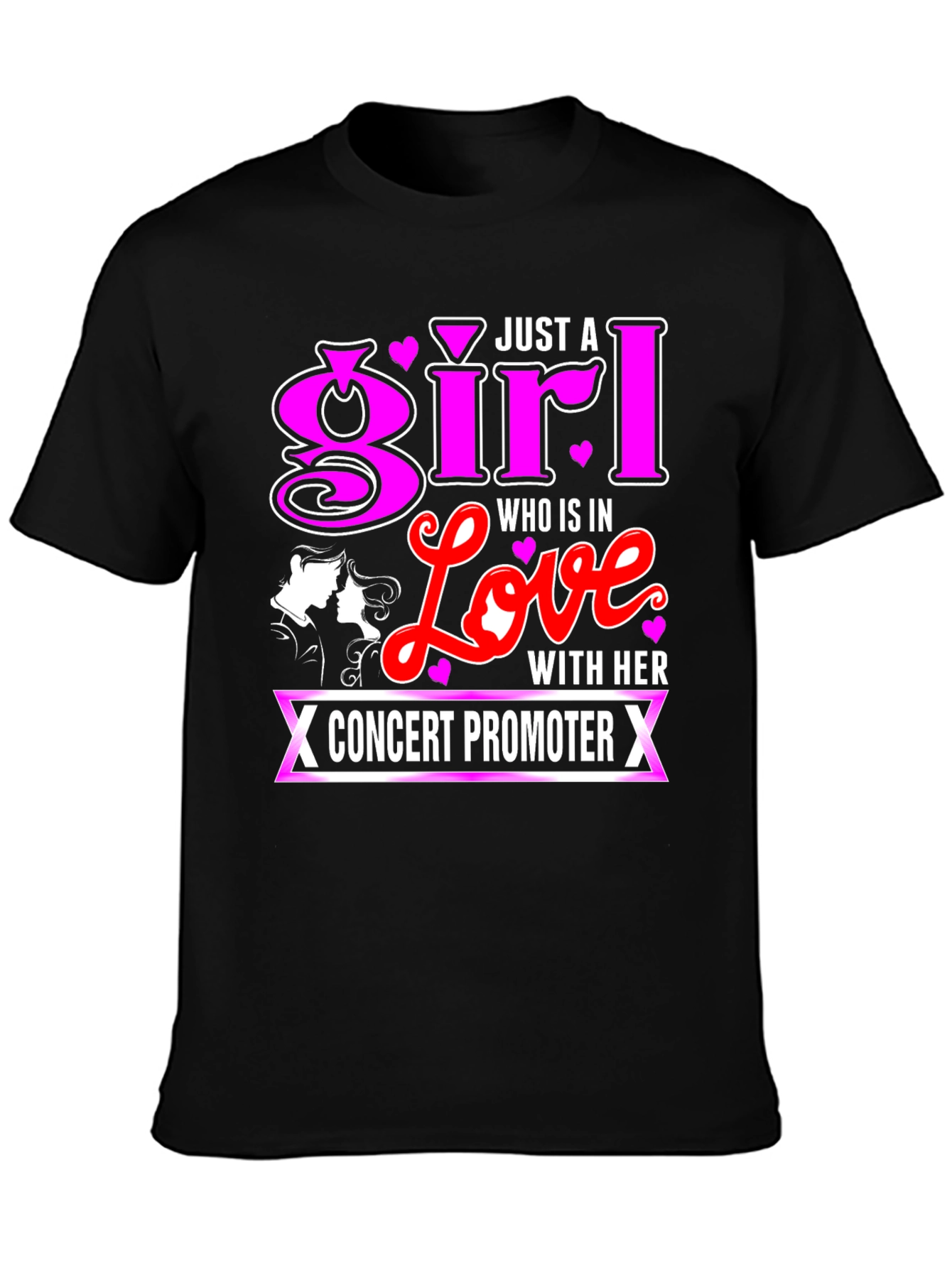 Girl in Love Concert Promoter Graphic T-Shirt