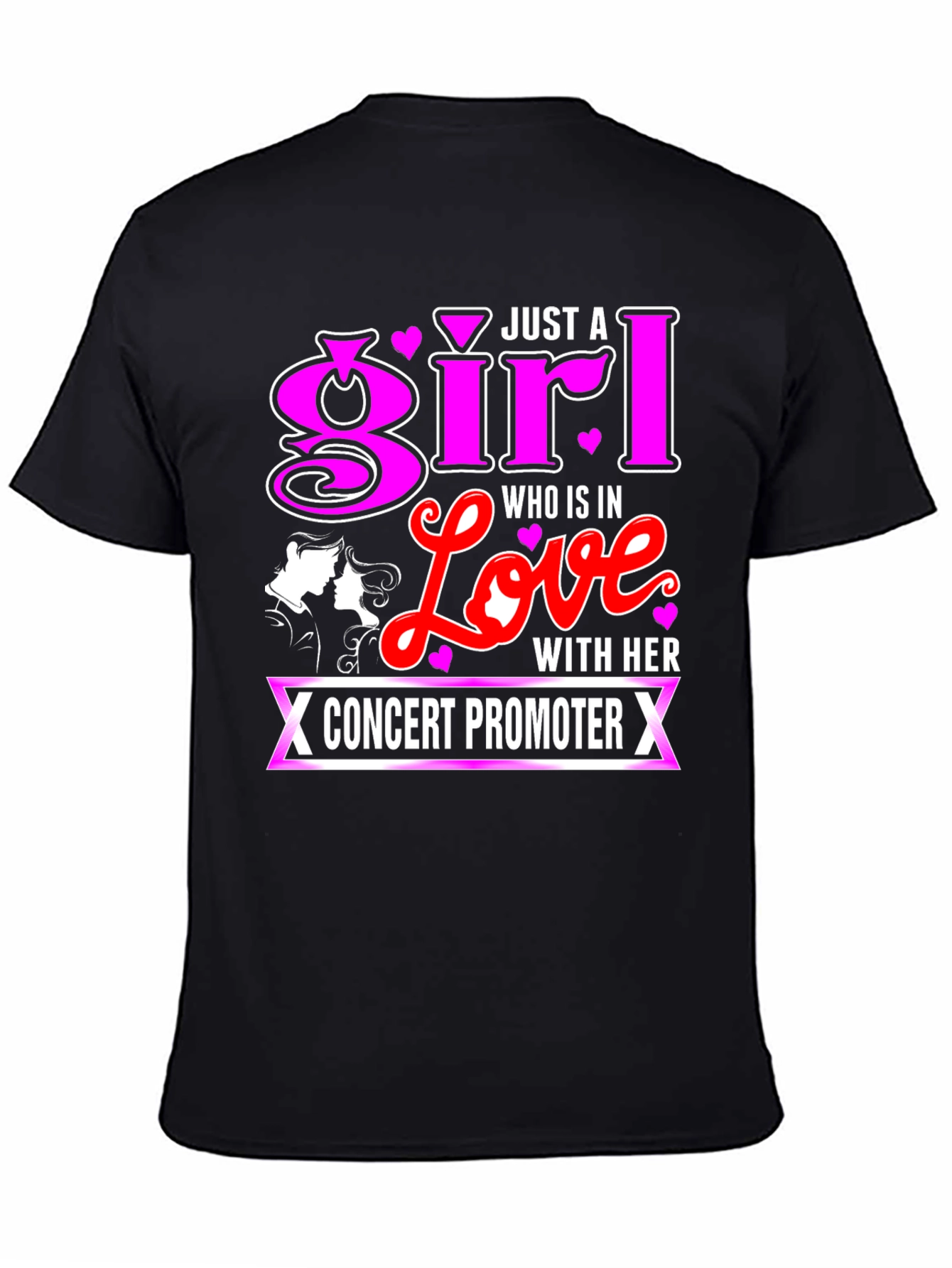 Girl in Love Concert Promoter Graphic T-Shirt