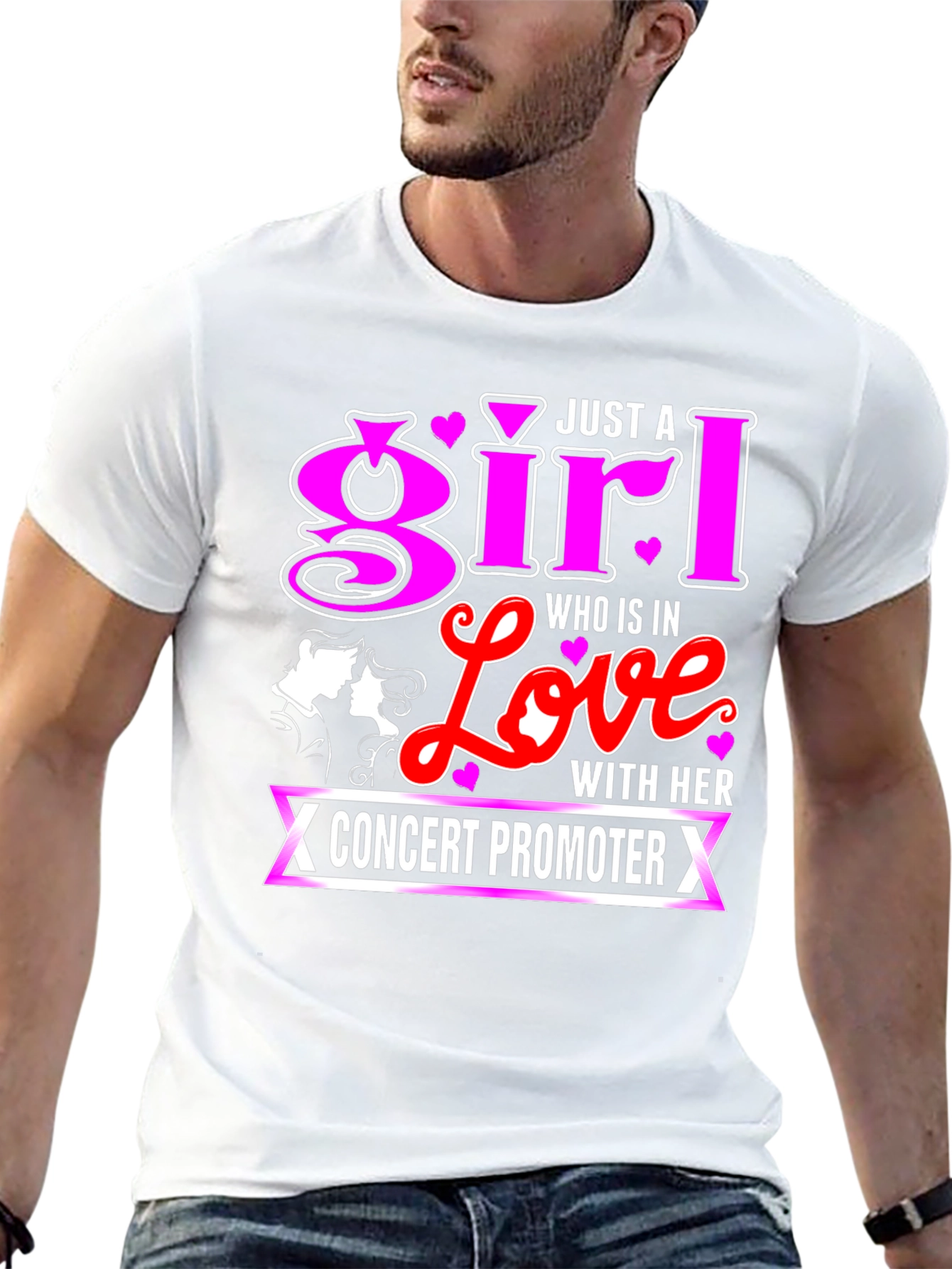 Girl in Love Concert Promoter Graphic T-Shirt