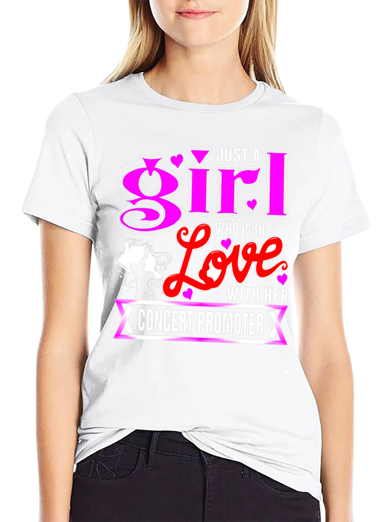 Girl in Love Concert Promoter Graphic T-Shirt