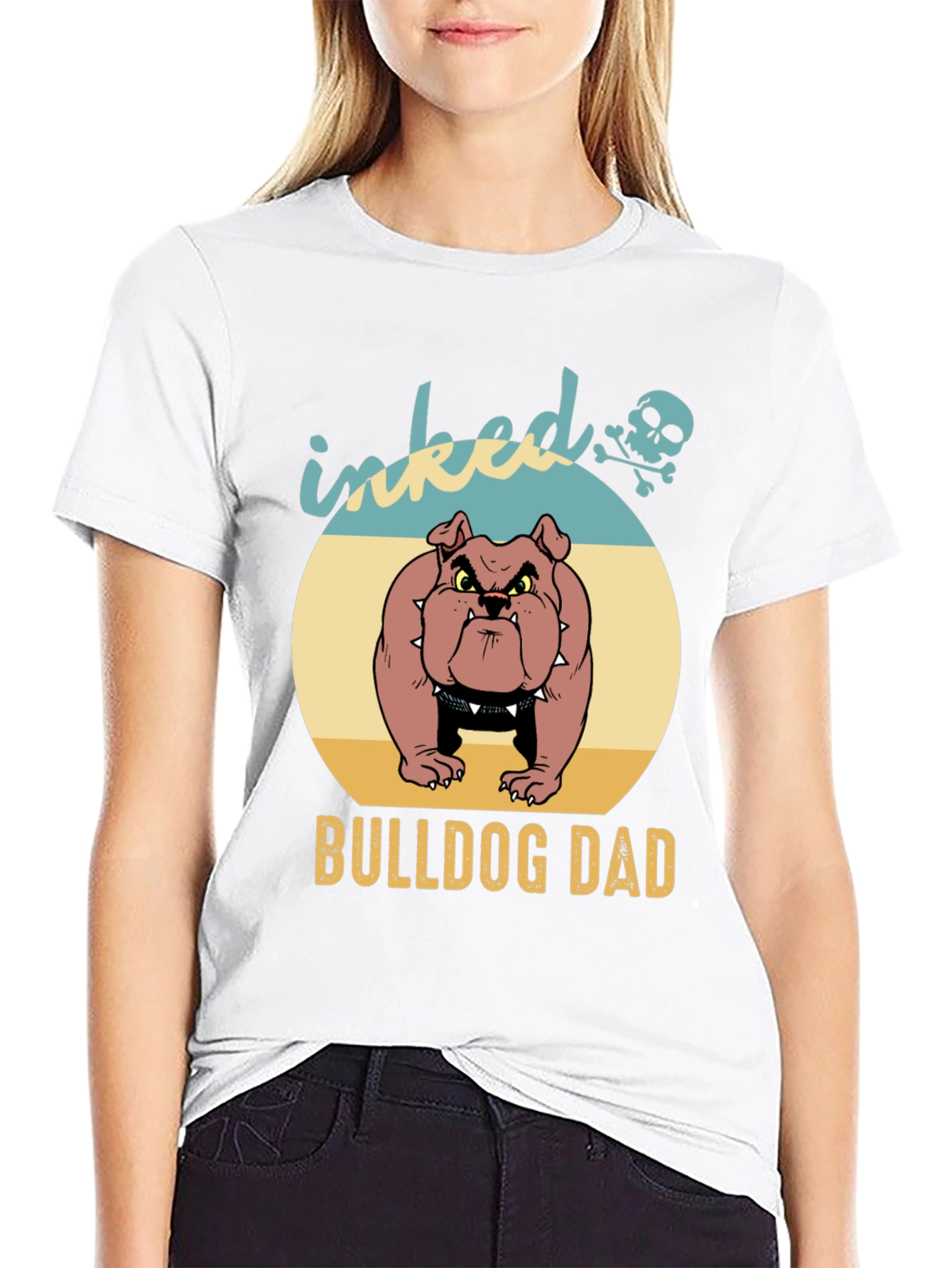 Inked Bulldog Dad Graphic Tee