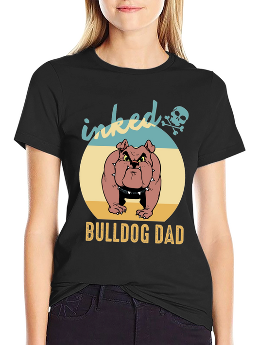 Inked Bulldog Dad Graphic Tee