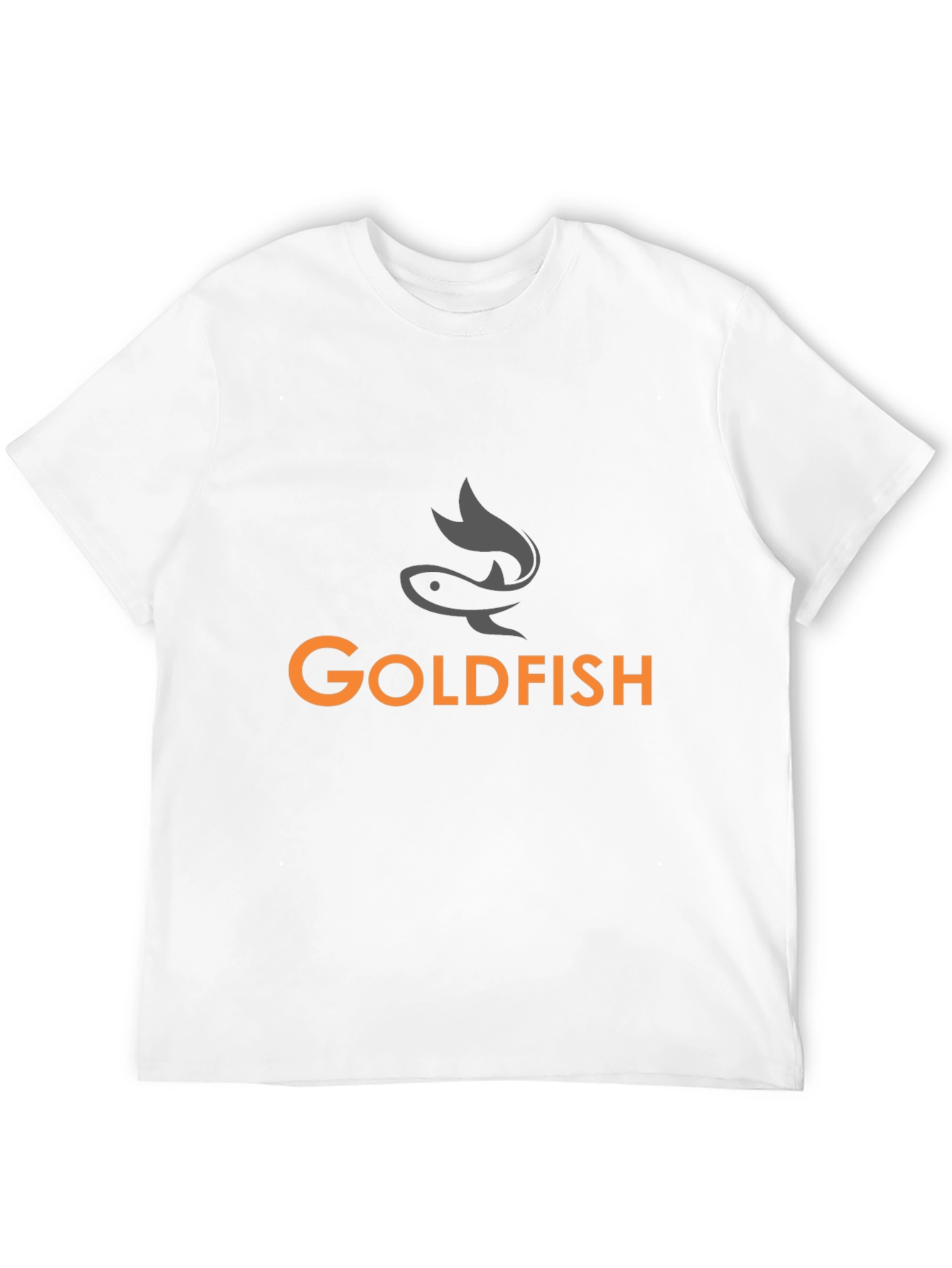 Goldfish Graphic Tee - Black Cotton T-Shirt