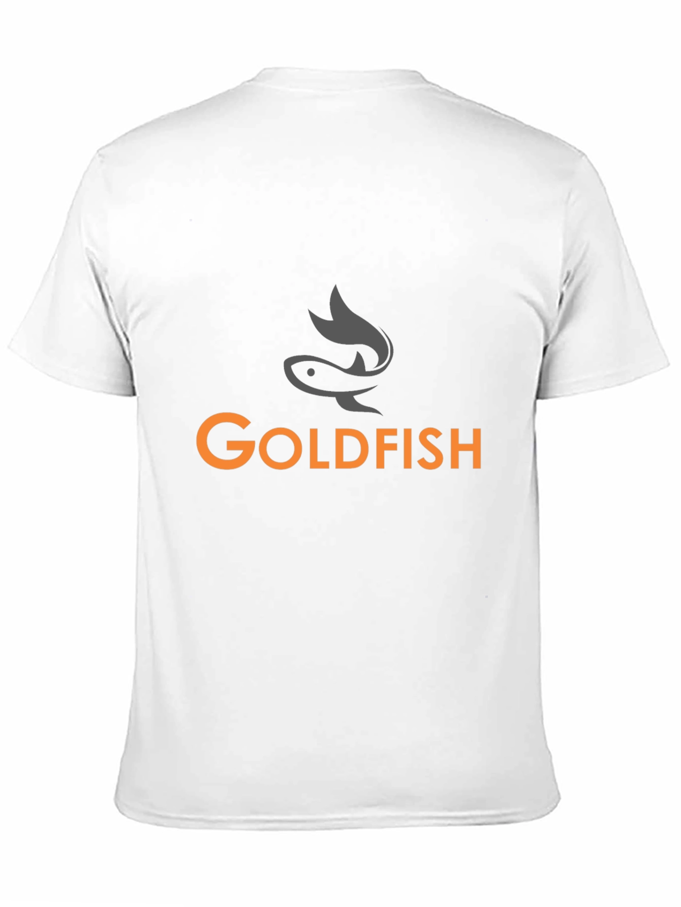 Goldfish Graphic Tee - Black Cotton T-Shirt