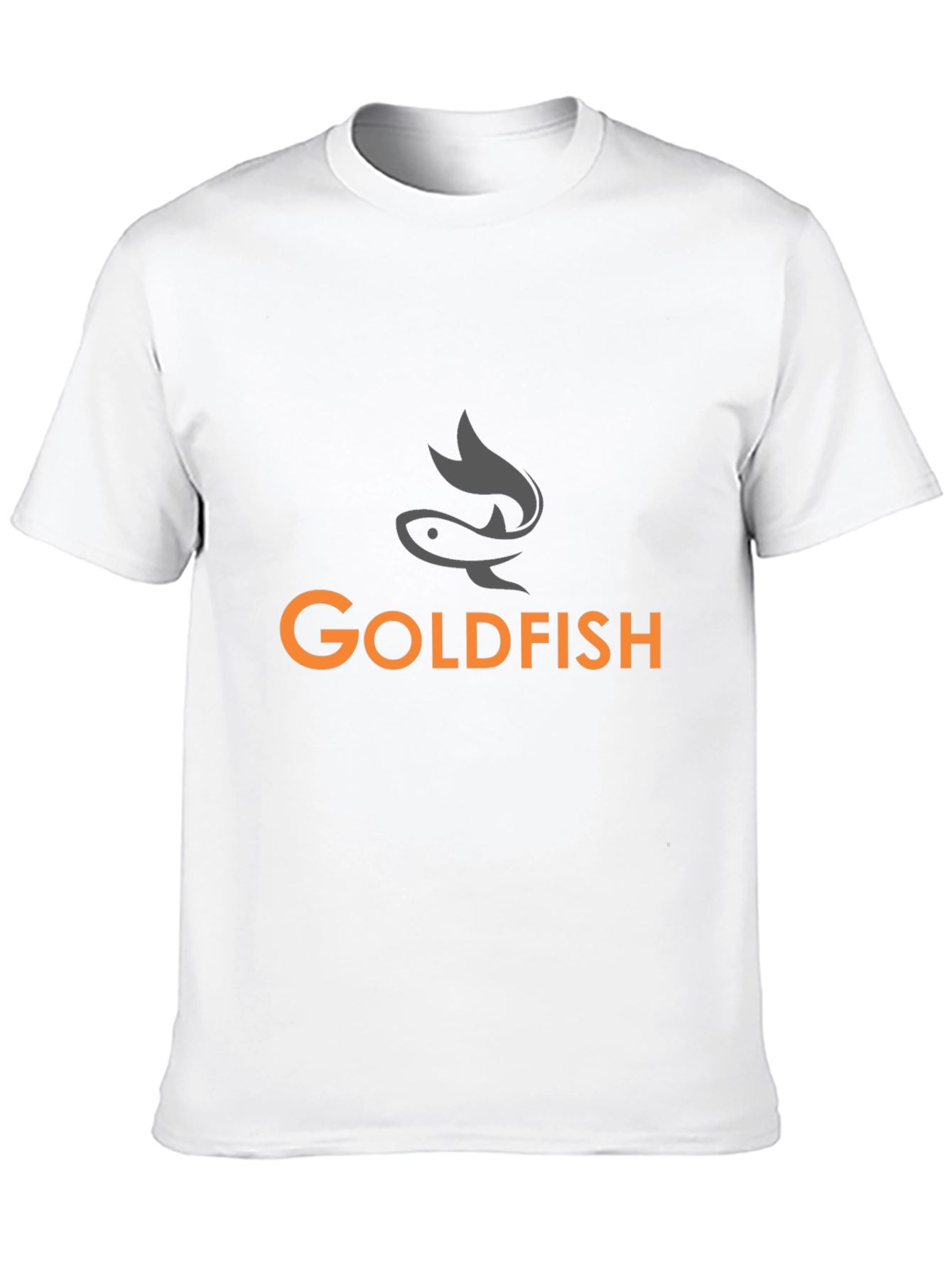 Goldfish Graphic Tee - Black Cotton T-Shirt