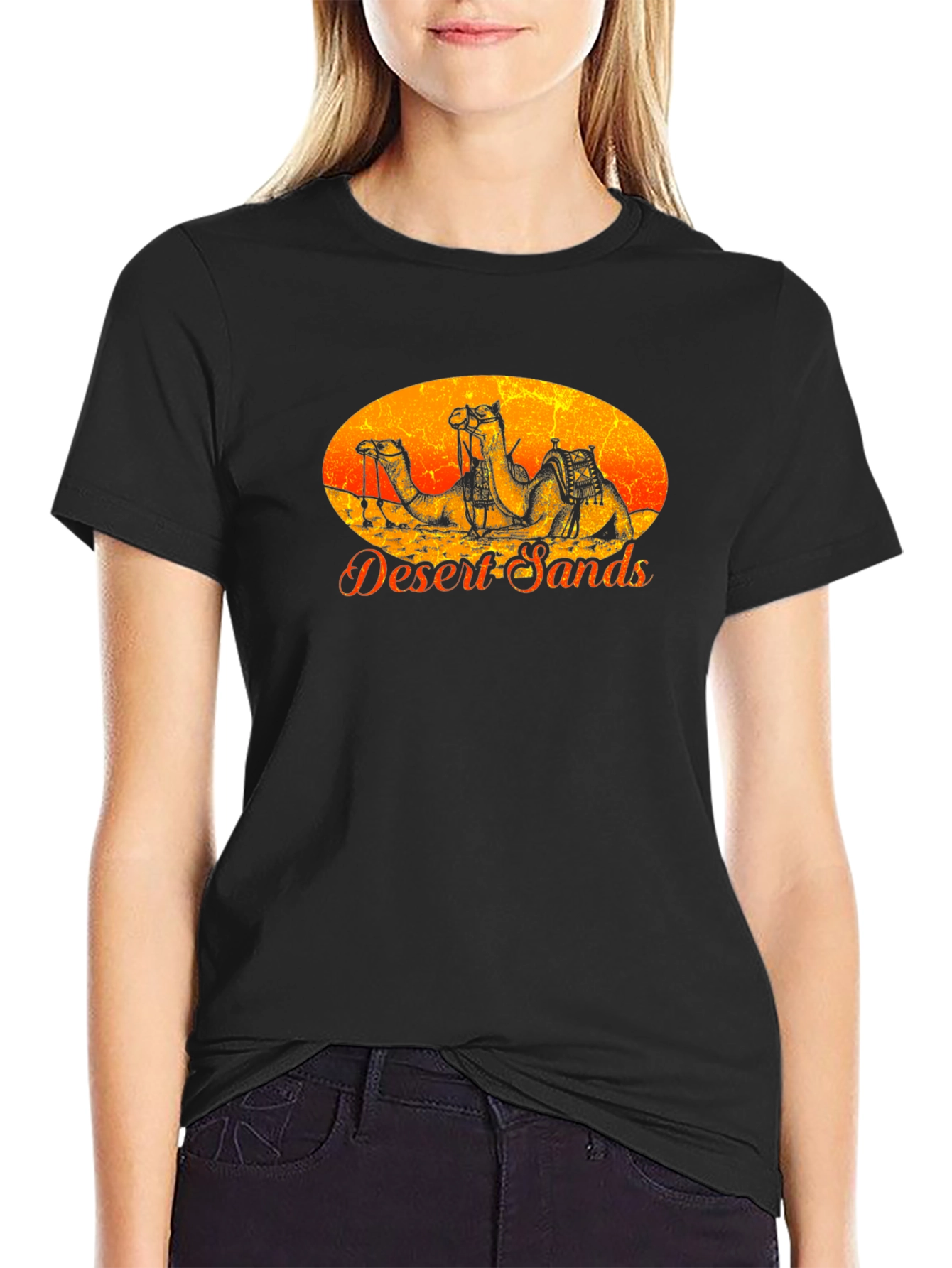 Desert Sands Camel Graphic T-Shirt