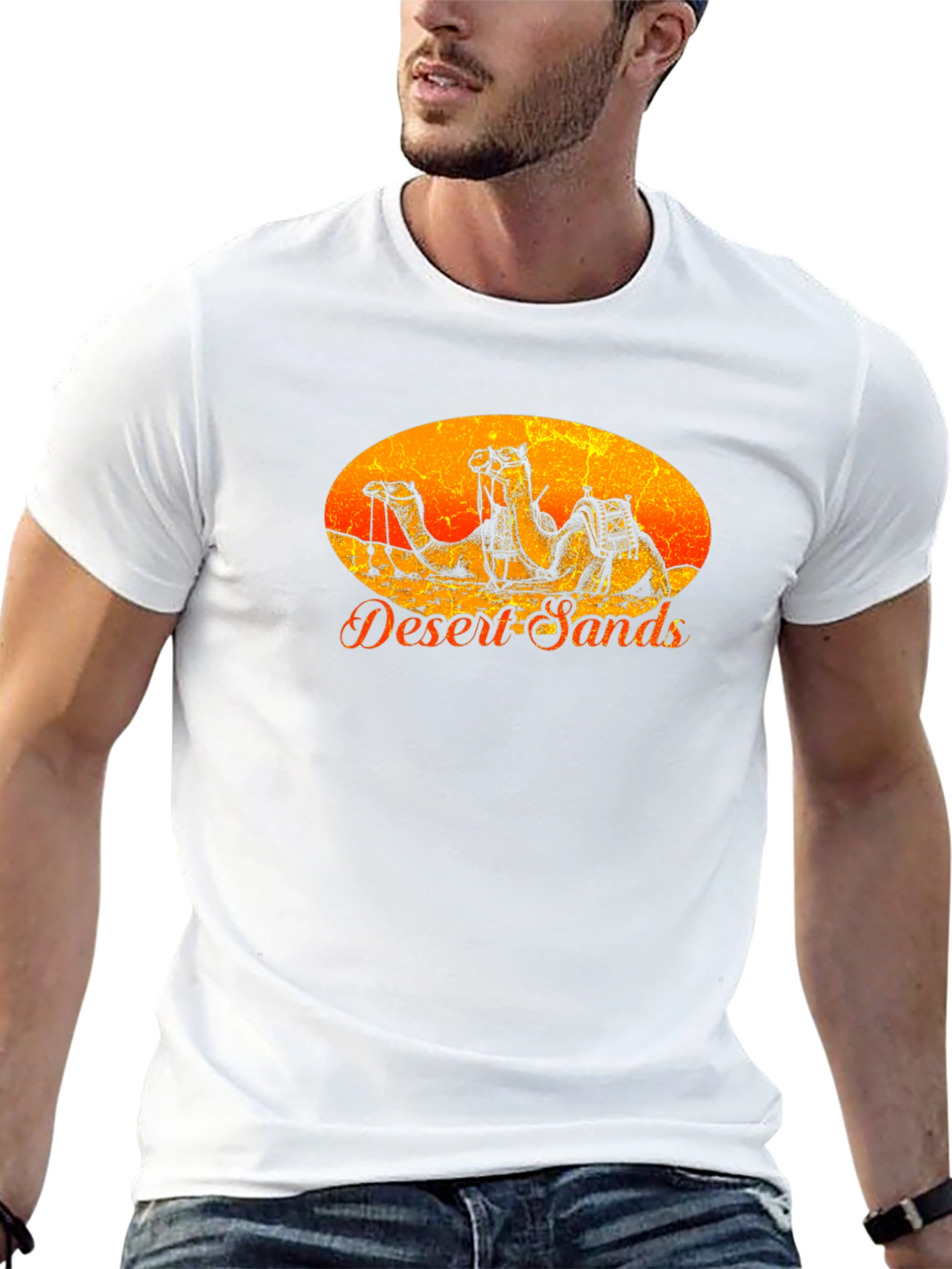 Desert Sands Camel Graphic T-Shirt